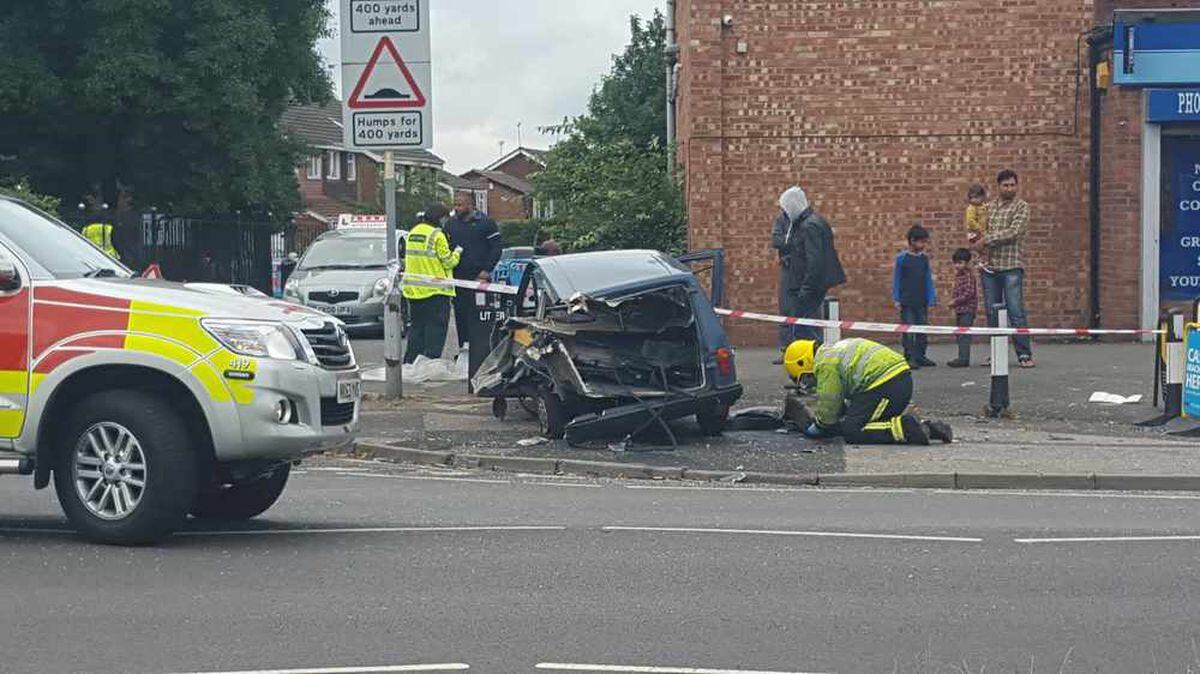 Driver Taken To Hospital After Walsall Crash Express Star