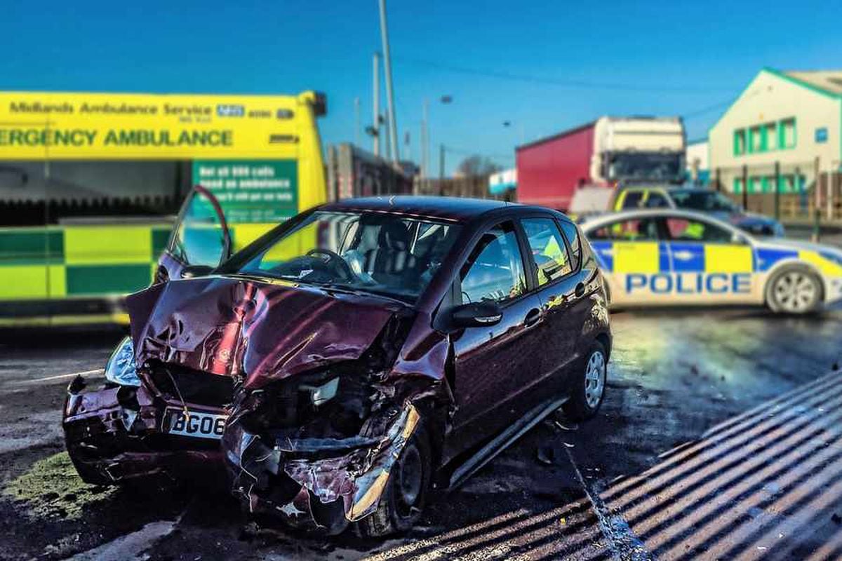 Two Taken To Hospital After Car Crushed In Willenhall Smash Express Star