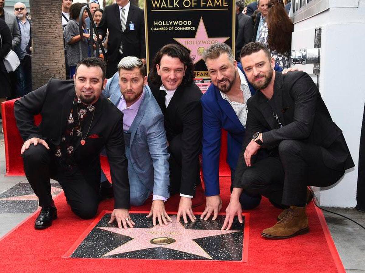 It’s Gonna Be May! NSYNC celebrate Hollywood Walk of Fame star ...