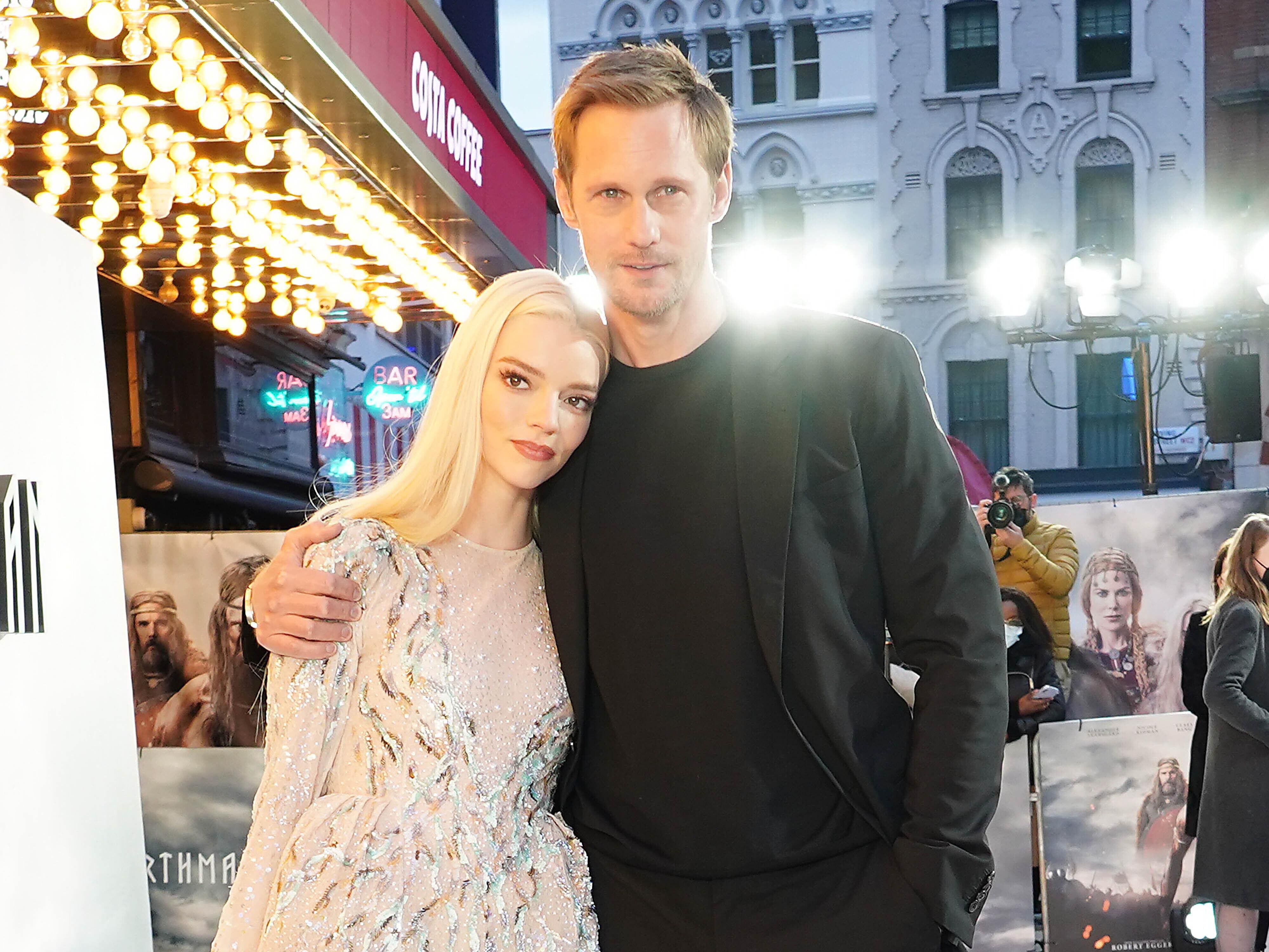 Anya Taylor-Joy on filming her first intimate scenes with Alexander Skarsgard