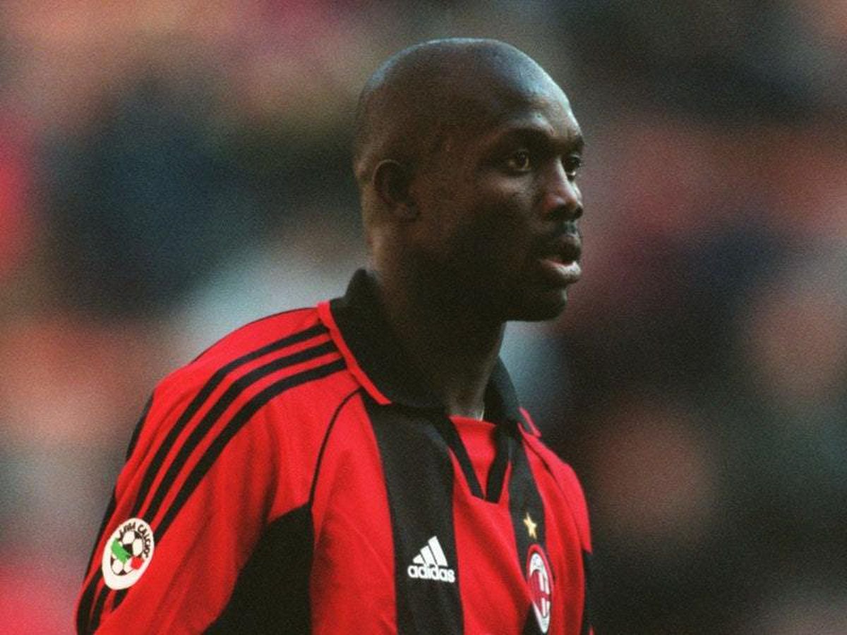 Джордж веа. Джордж Веа футболист. George Weah 1995. Weah Milan.