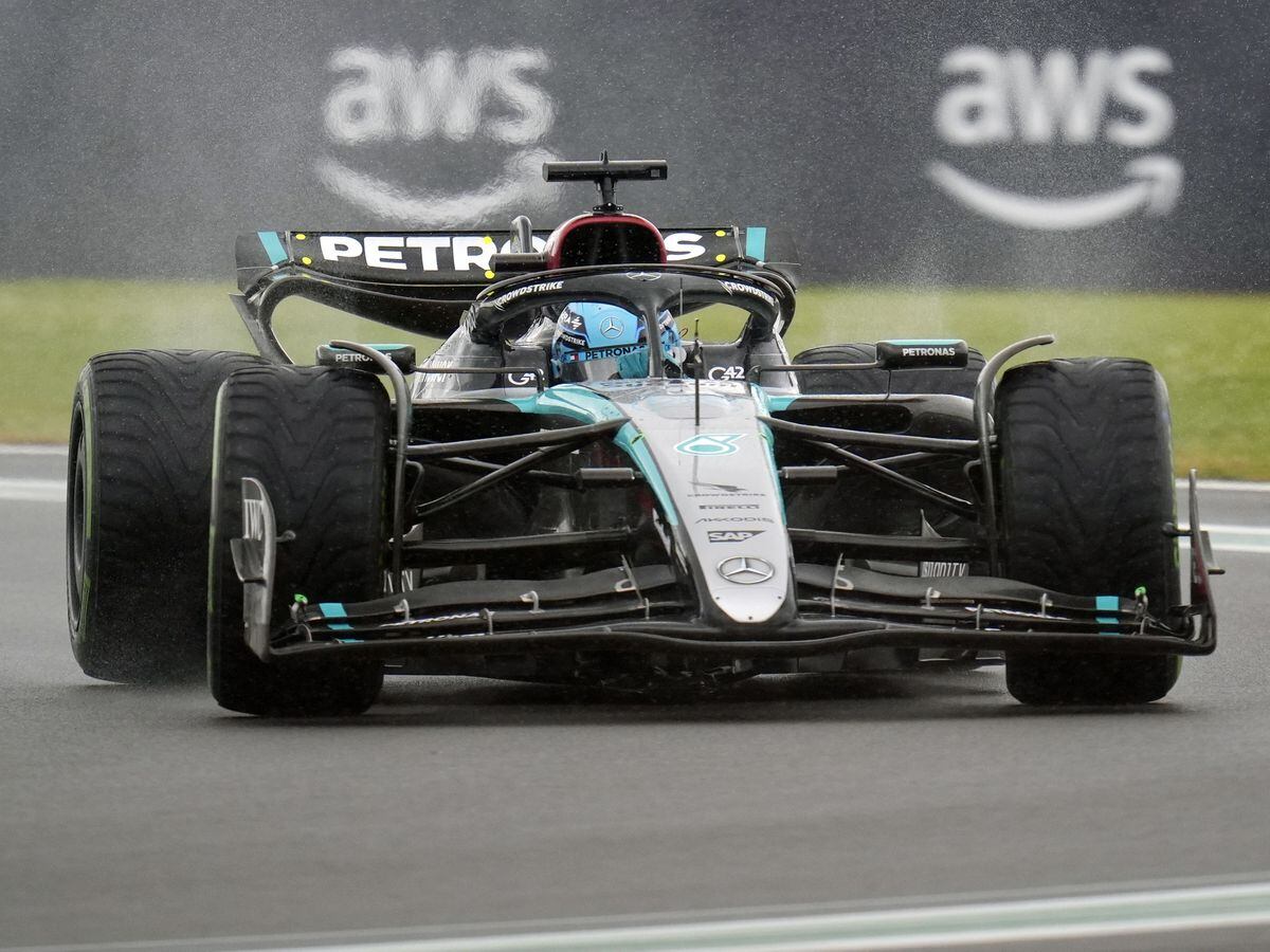 George Russell fastest as British drivers dominate final practice at Silverstone