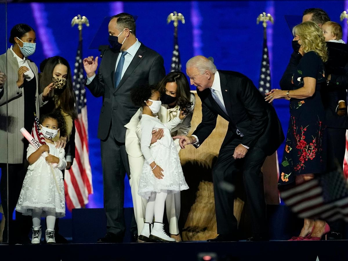 In Pictures: Joe Biden And Kamala Harris Give Victory Speeches ...