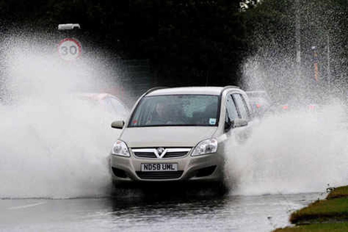 driving in heavy rain