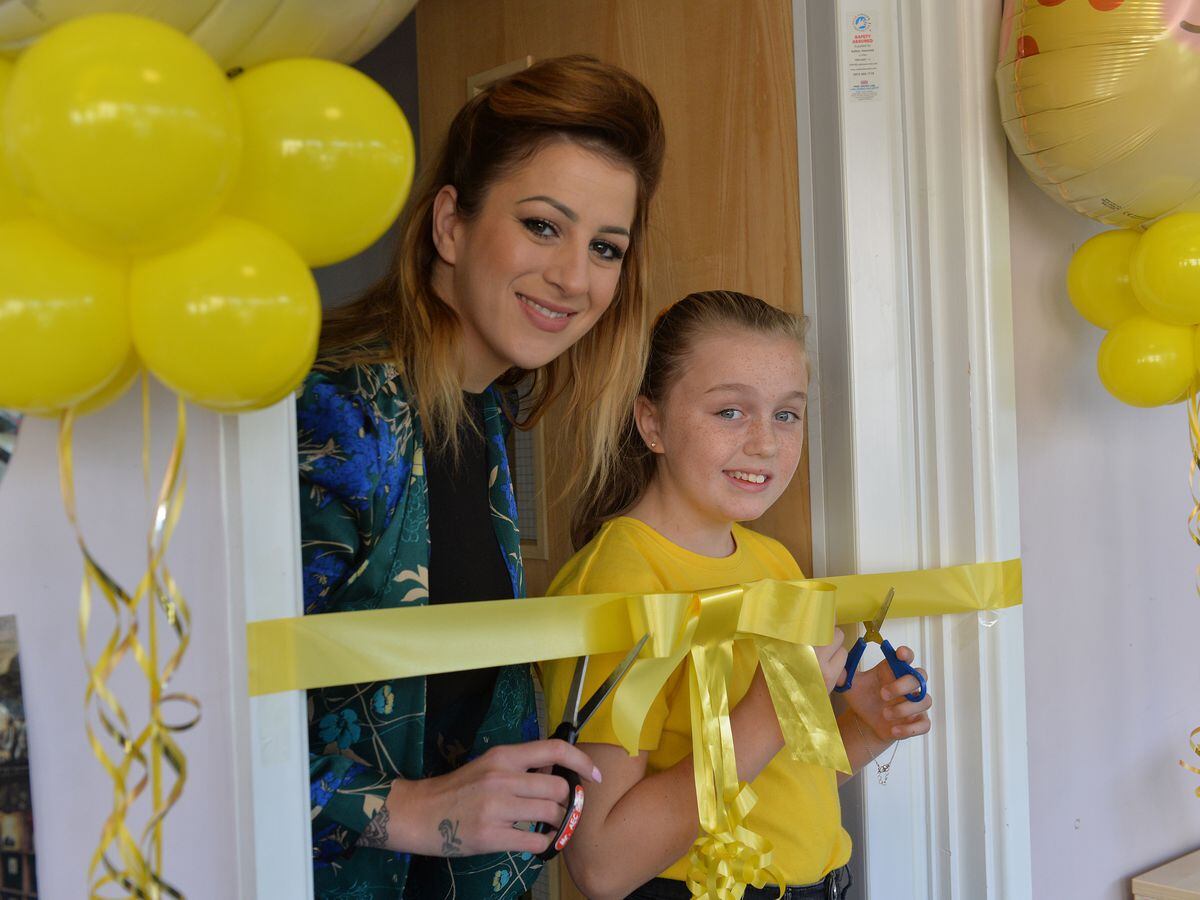 Wolverhampton singing sensation Megan Reece opens wellbeing room | Express & Star