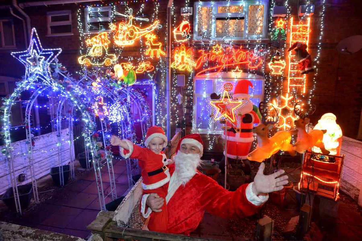 Walsall home already decorated in thousands of lights for Christmas