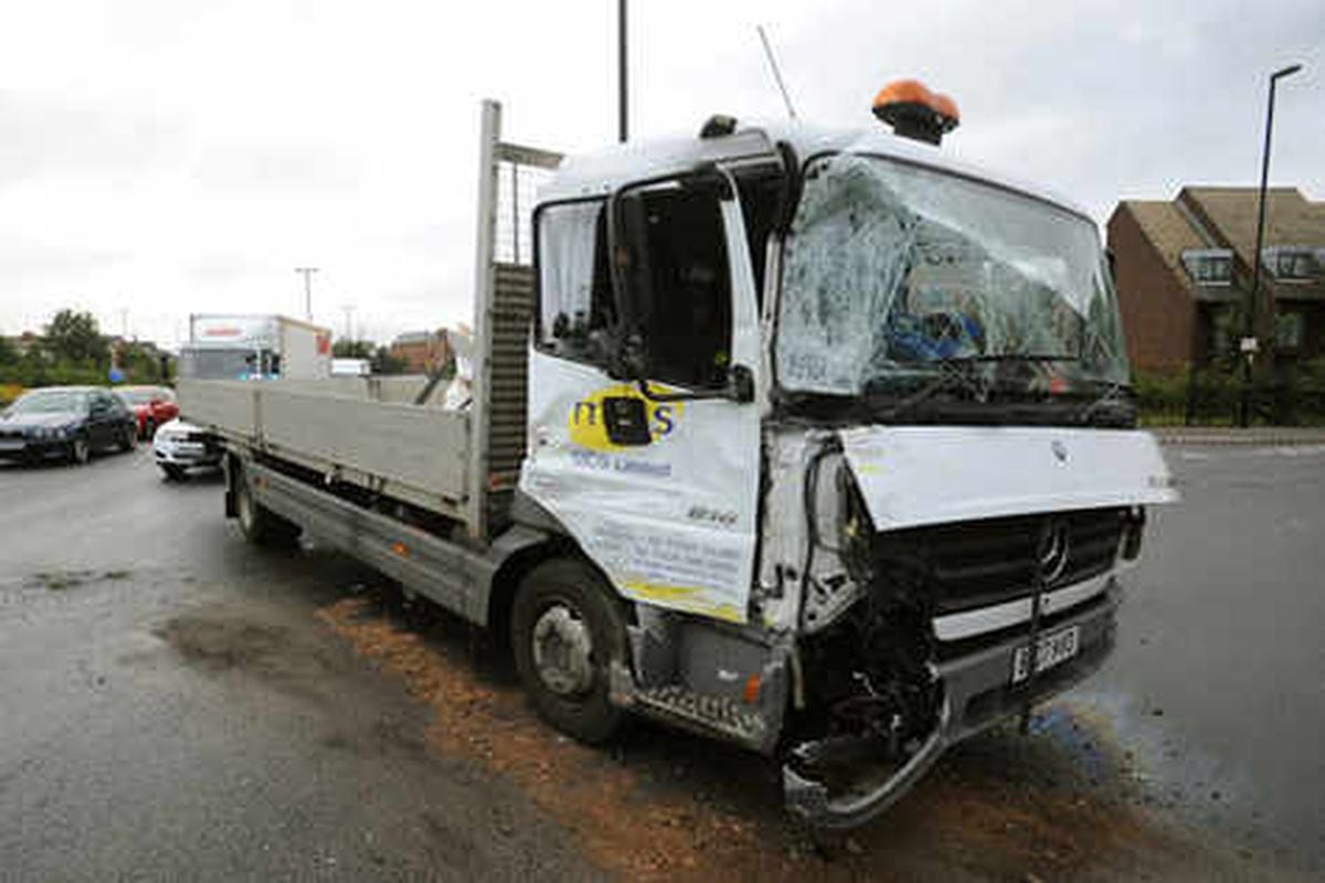 Delays As Two Lorries Crash | Express & Star