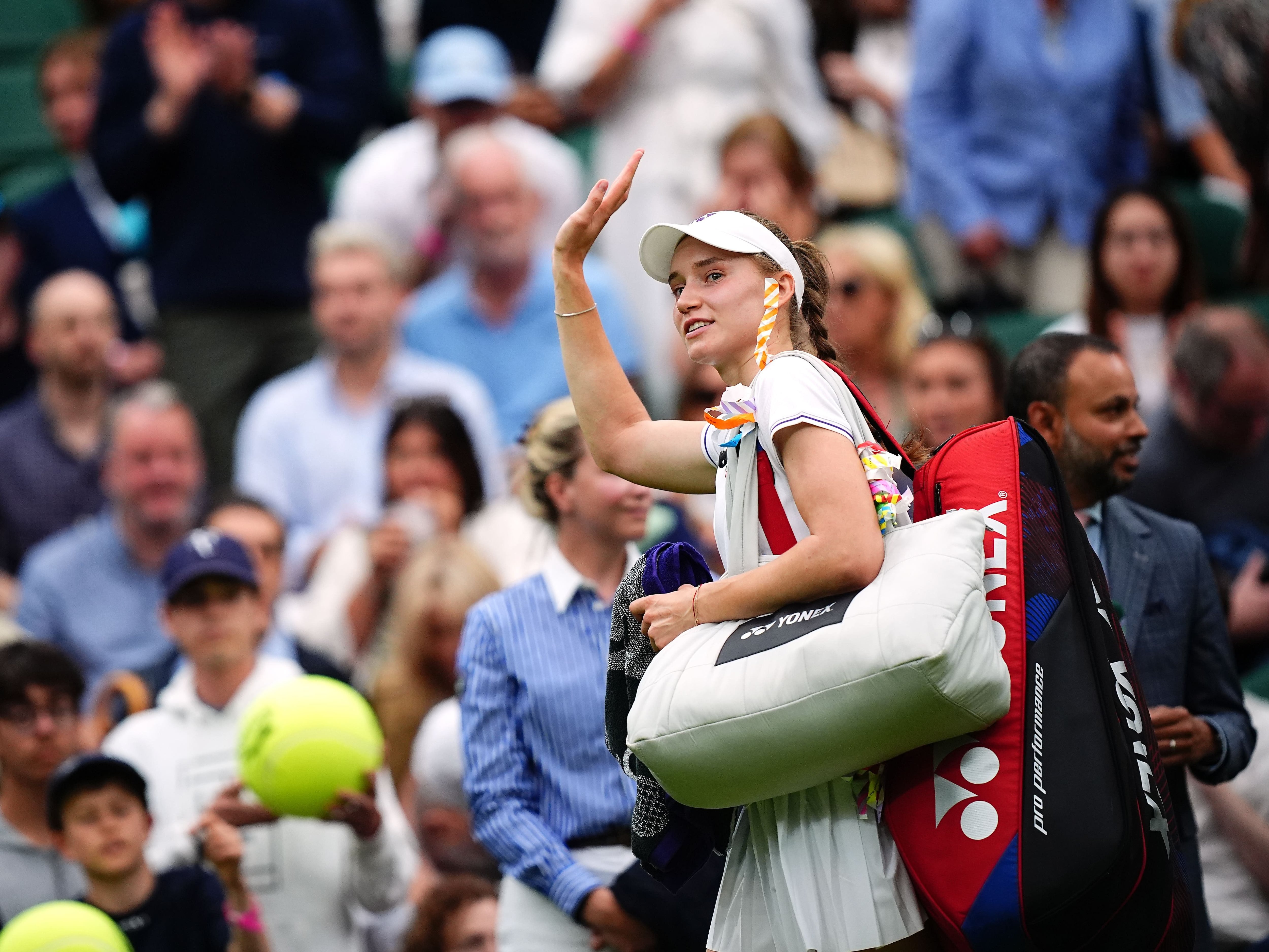 Elena Rybakina back in Wimbledon quarter-finals after Anna Kalinskaya withdraws