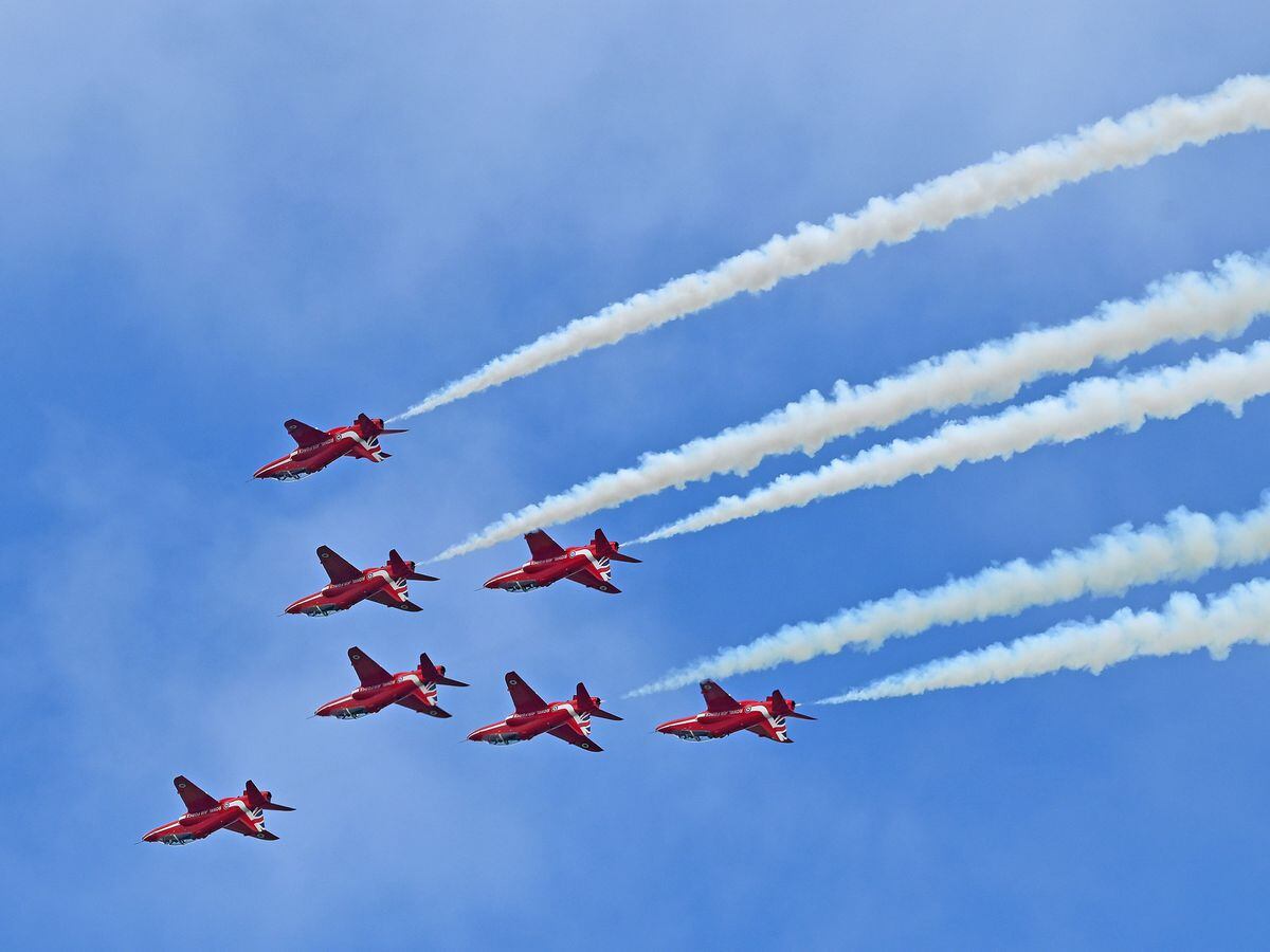 Final chance to see the Red Arrows over Shropshire and Staffordshire ...