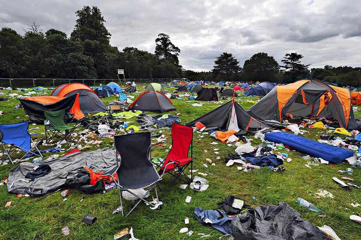 Massive operation to clean up after V Festival at Weston Park | Express ...