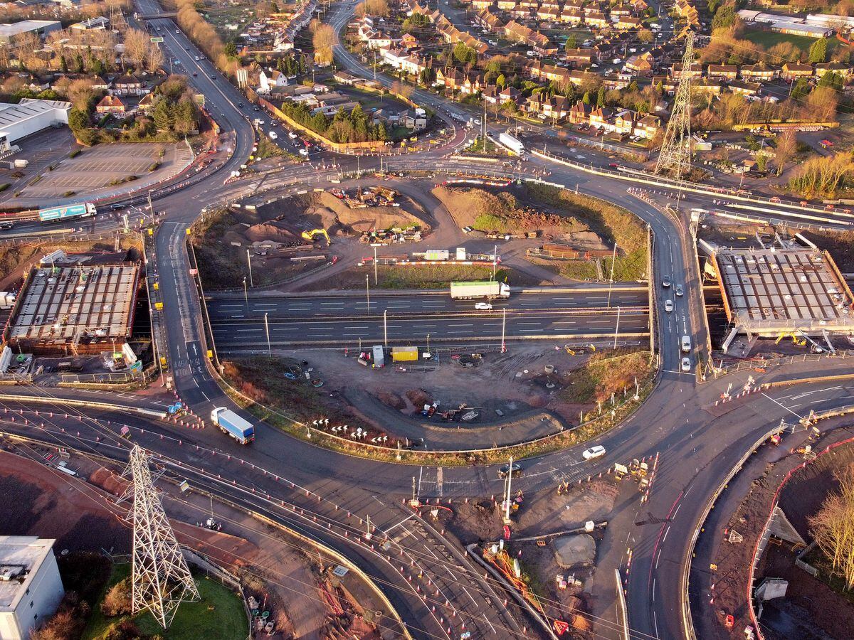 78 million M6 Junction 10 project will be ready in time for