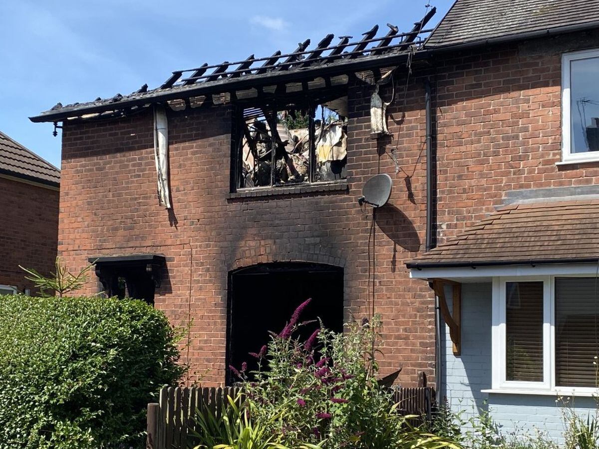 Seven taken to hospital after blaze rips through Rugeley house ...