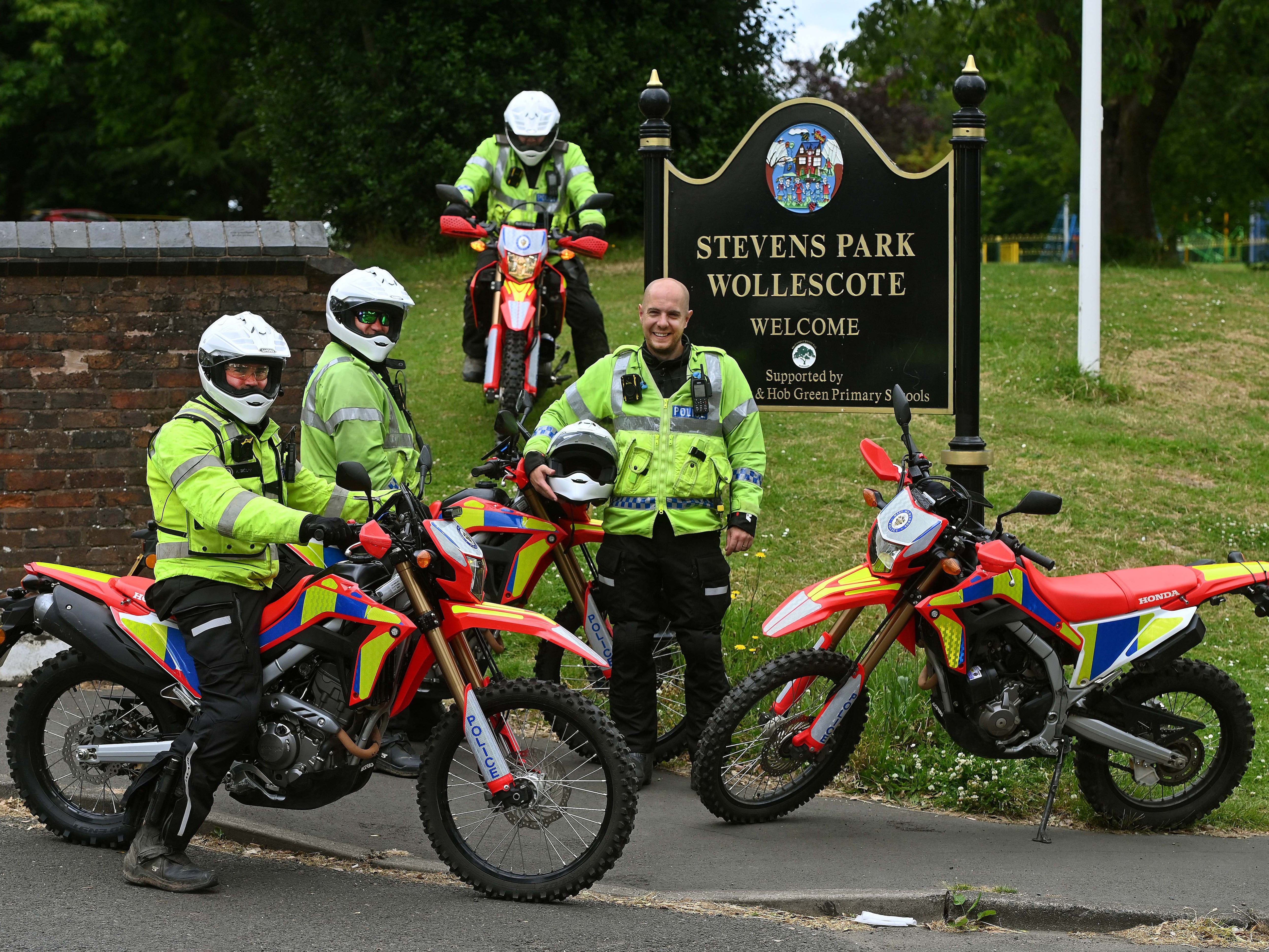 Off-road police officers help deter anti-social riders in Stourbridge in day of action