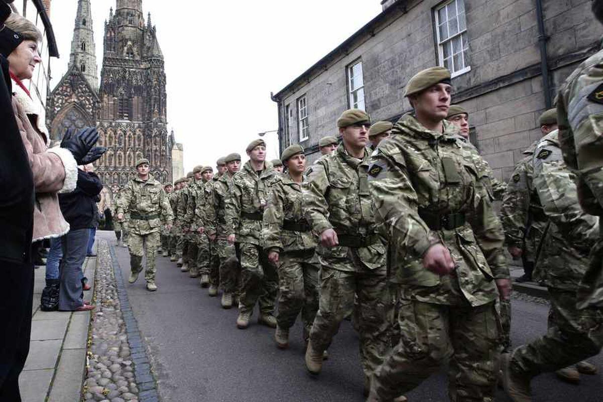 Mercian Regiment soldiers avoid Army cuts | Express & Star