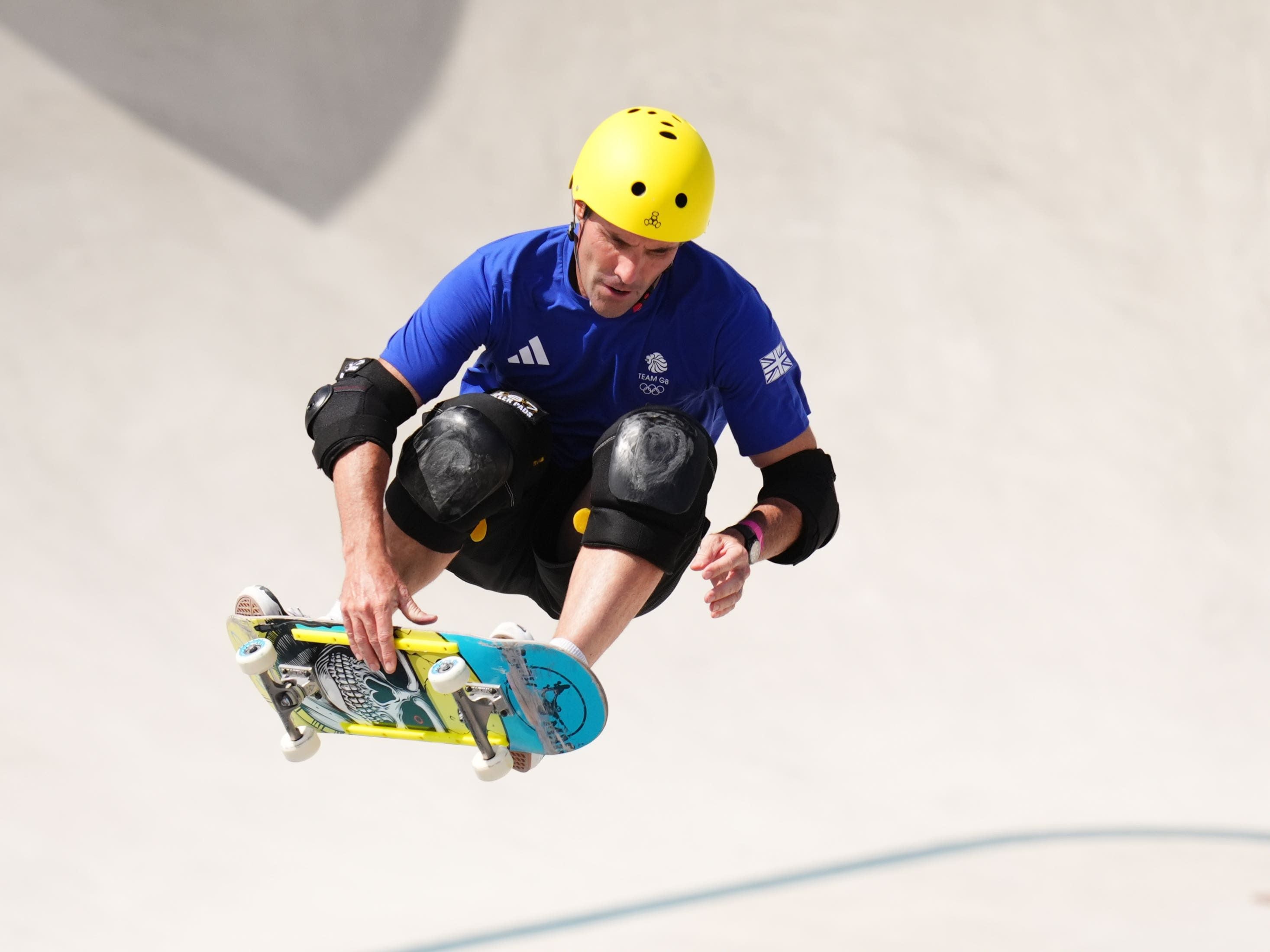 Old Macdonald? Andy says age no barrier in skateboarding and it keeps him young