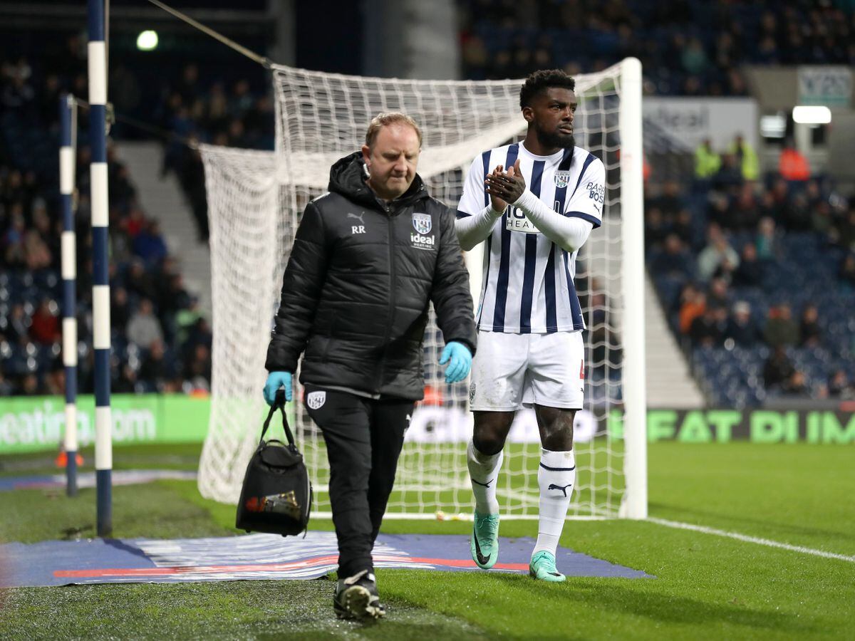 West Brom dealt another injury blow as Cedric Kipre set for knee scan |  Express & Star