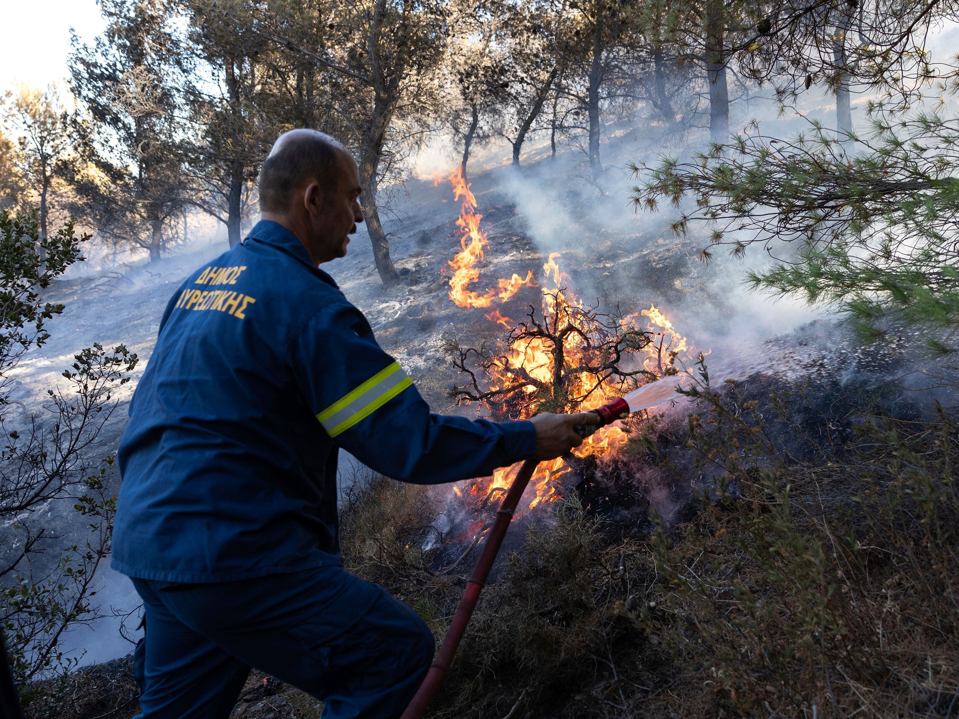North Macedonia seeks EU help as wildfires spread across Balkans into Greece
