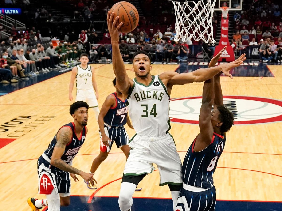 Giannis Antetokounmpo Sets Record As Milwaukee Beat Houston | Express ...