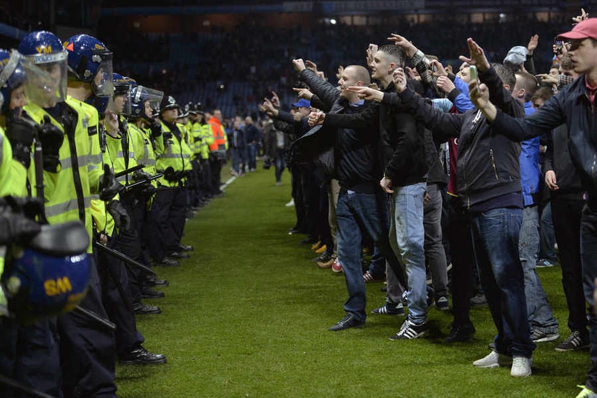 Hunt begins for West Bromwich Albion and Aston Villa hooligans