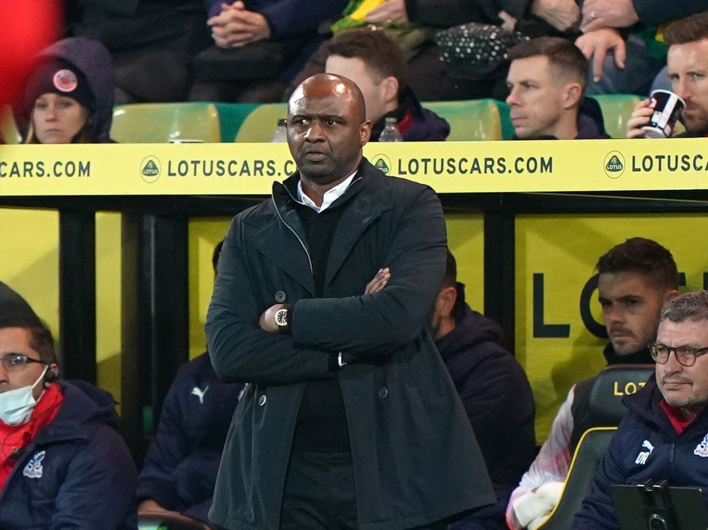 We need a win to lift our confidence, says Palace boss Patrick Vieira