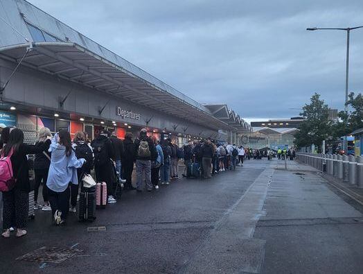 'Two and a half hours to get through security this morning – Travellers using Birmingham Airport take to social media to complain after more long delays