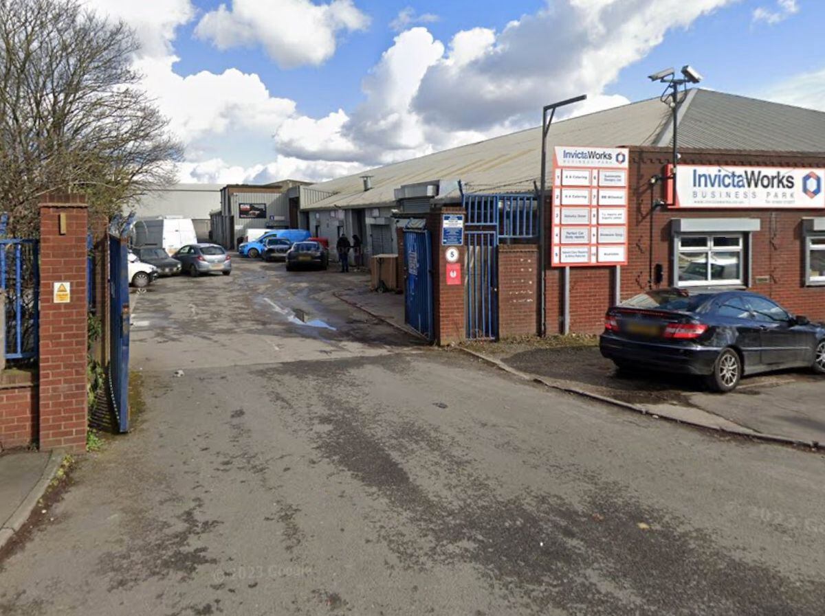 The entrance to the Invicta Works Business Park on Owen Road, Willenhall. PIC: Google Street View