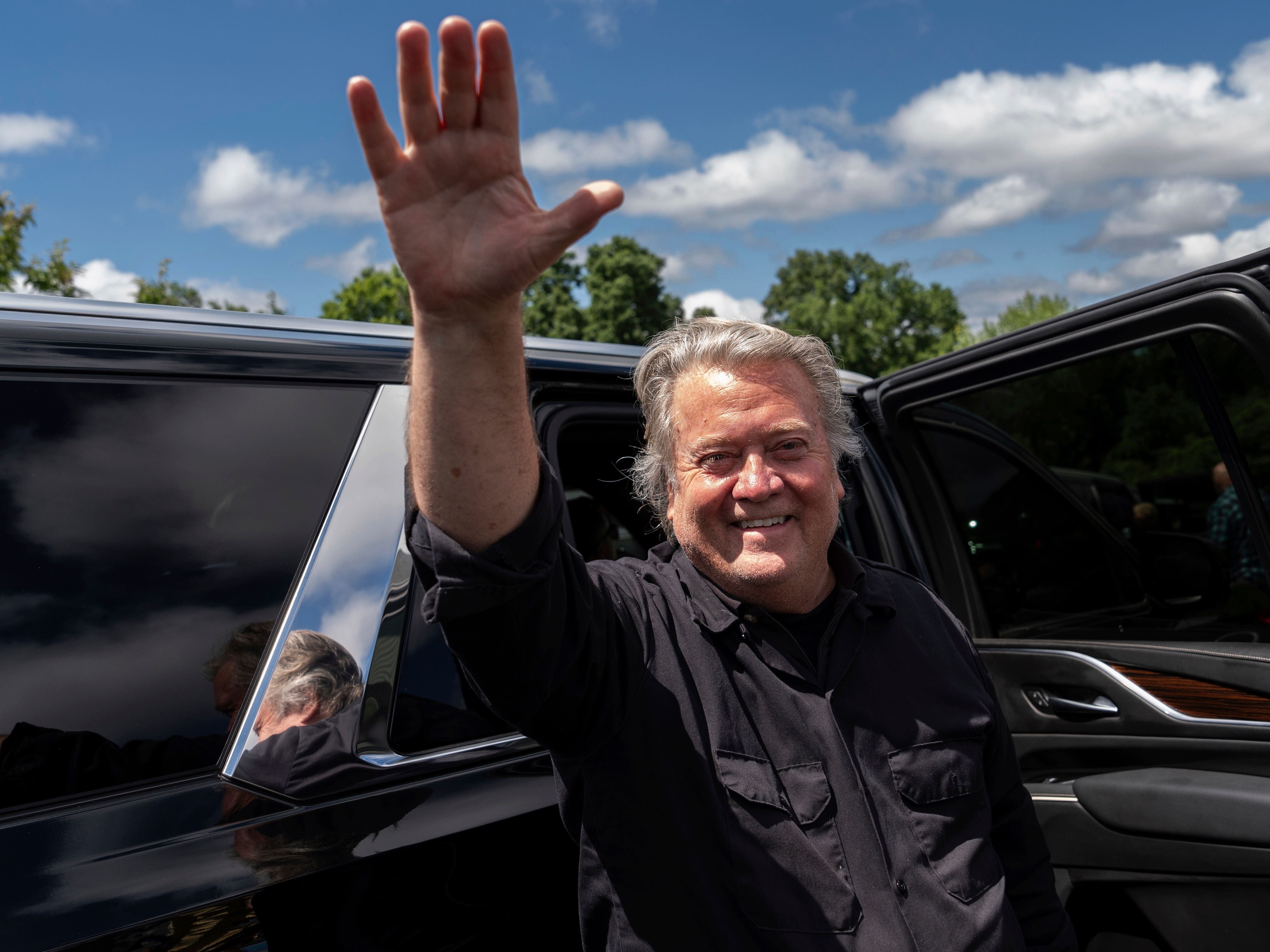 Trump ally Steve Bannon surrenders to prison to serve four-month sentence