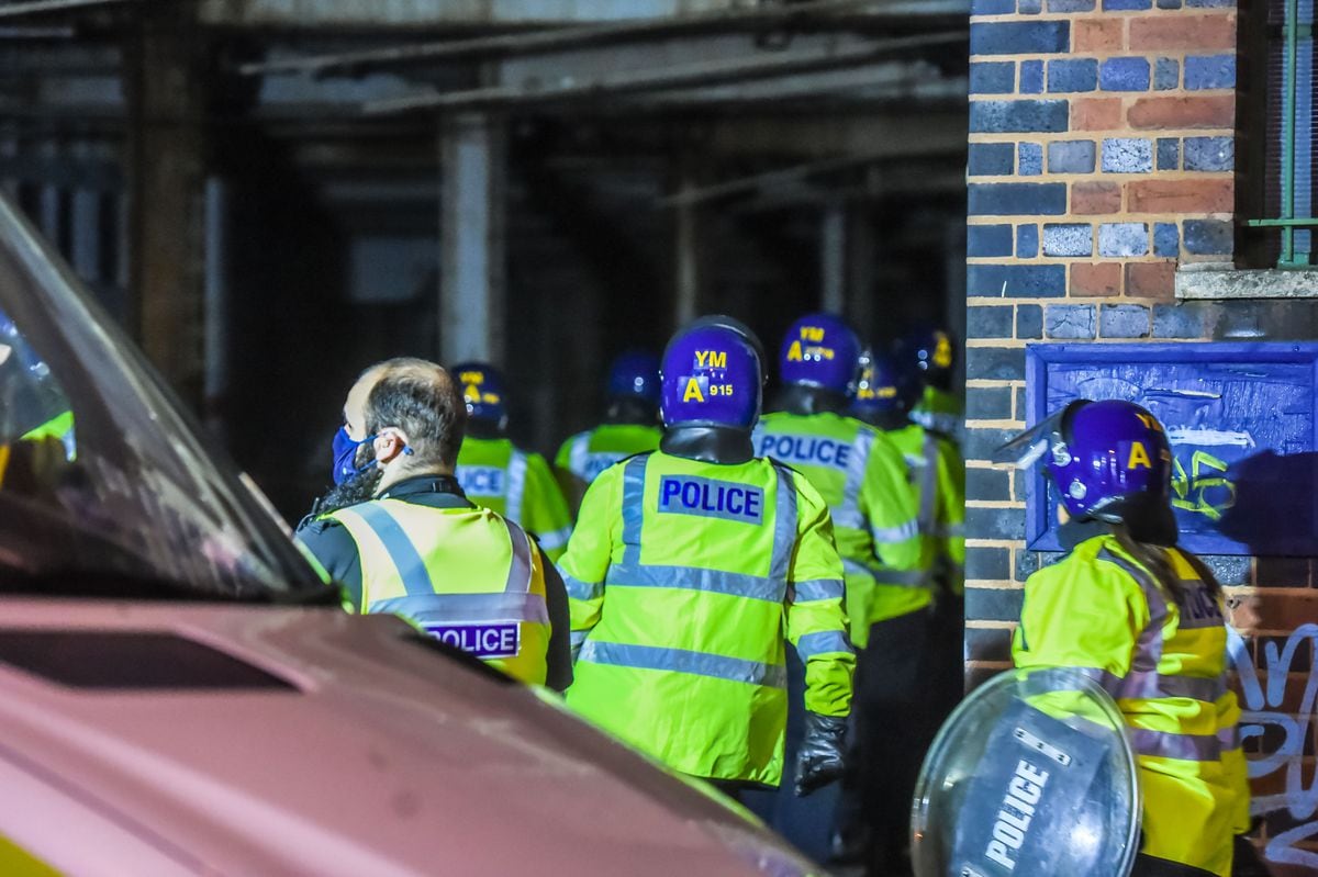 Bottles Launched At Police As Riot Officers Called To Break Up Illegal ...