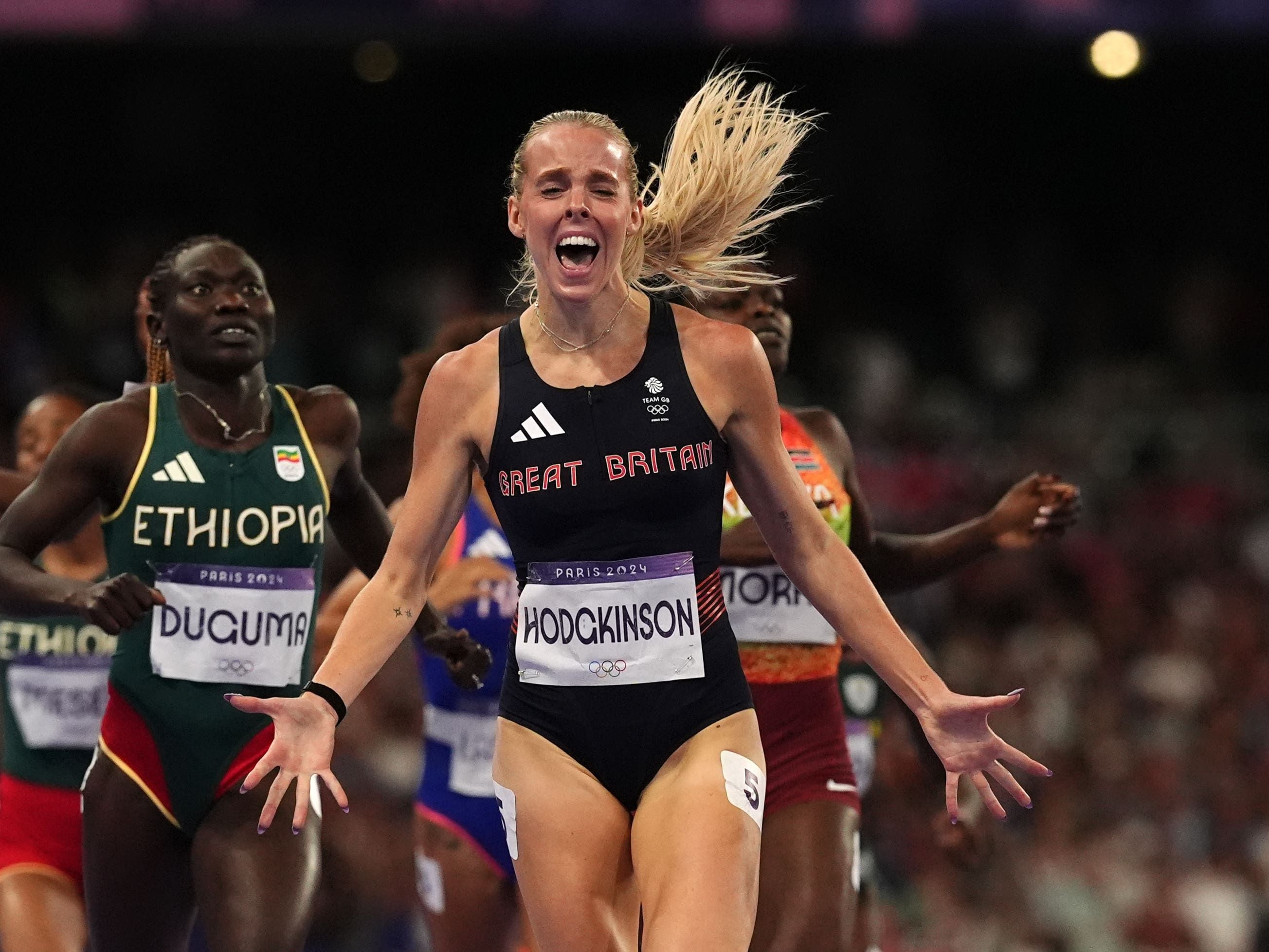 Keely Hodgkinson storms to 800m gold as Team GB pick up five medals on day 10