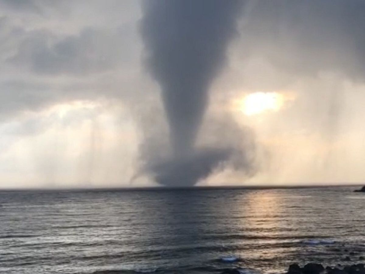 Watch: Rare Footage Shows Titanic Waterspout Off The Coast Of Italy 