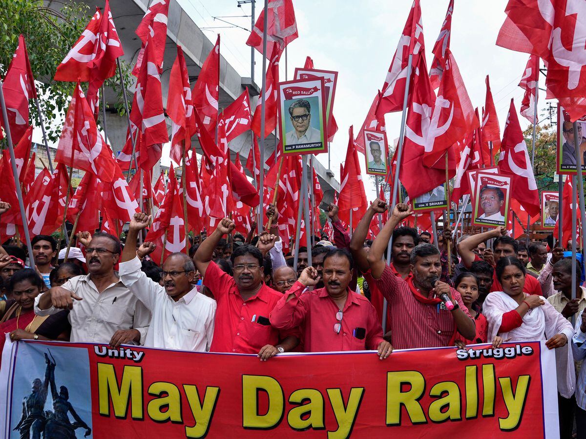 India May Day rally