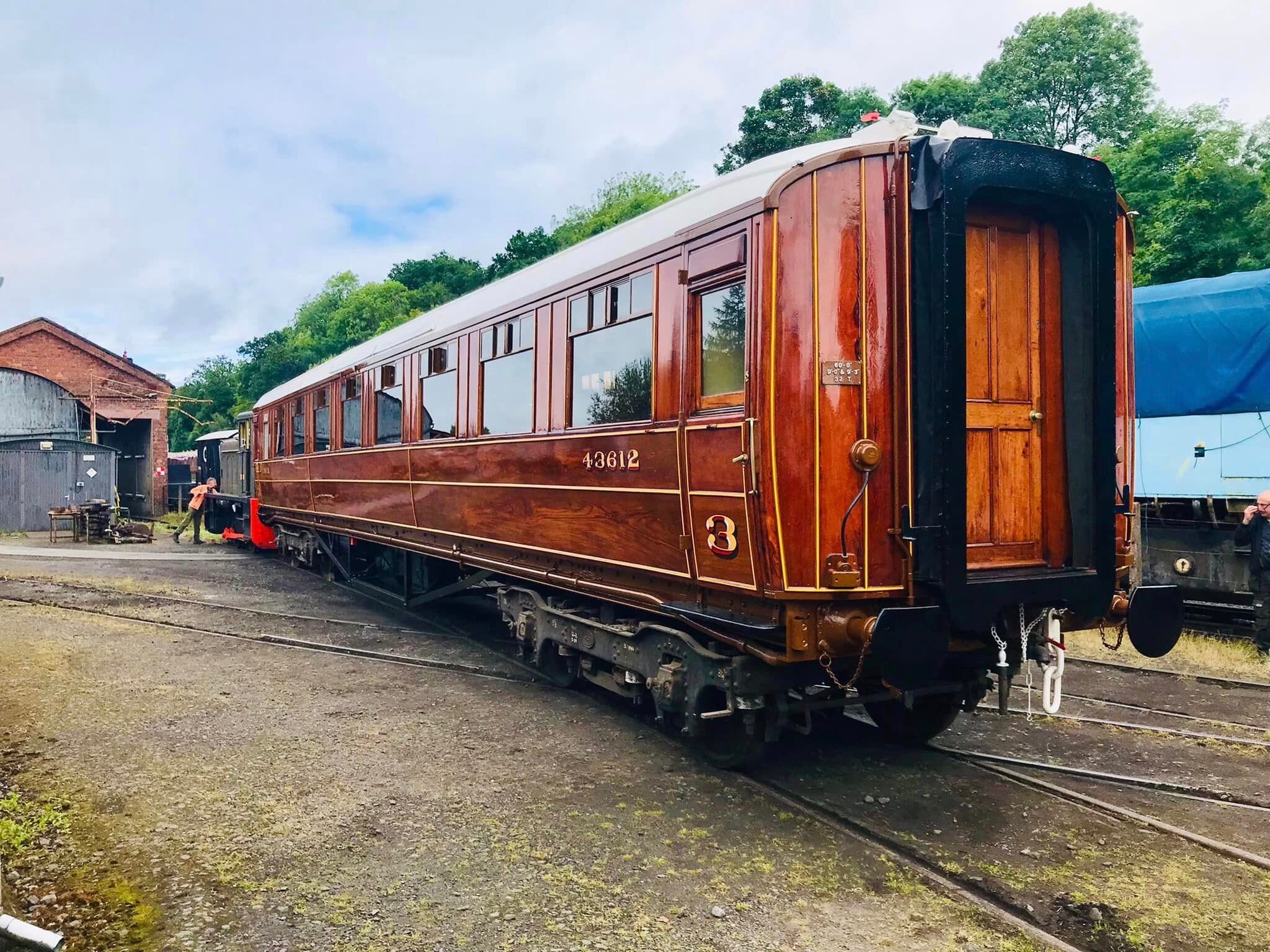 See the painstaking Severn Valley Railway carriage restoration that volunteers spent 6,000 hours on