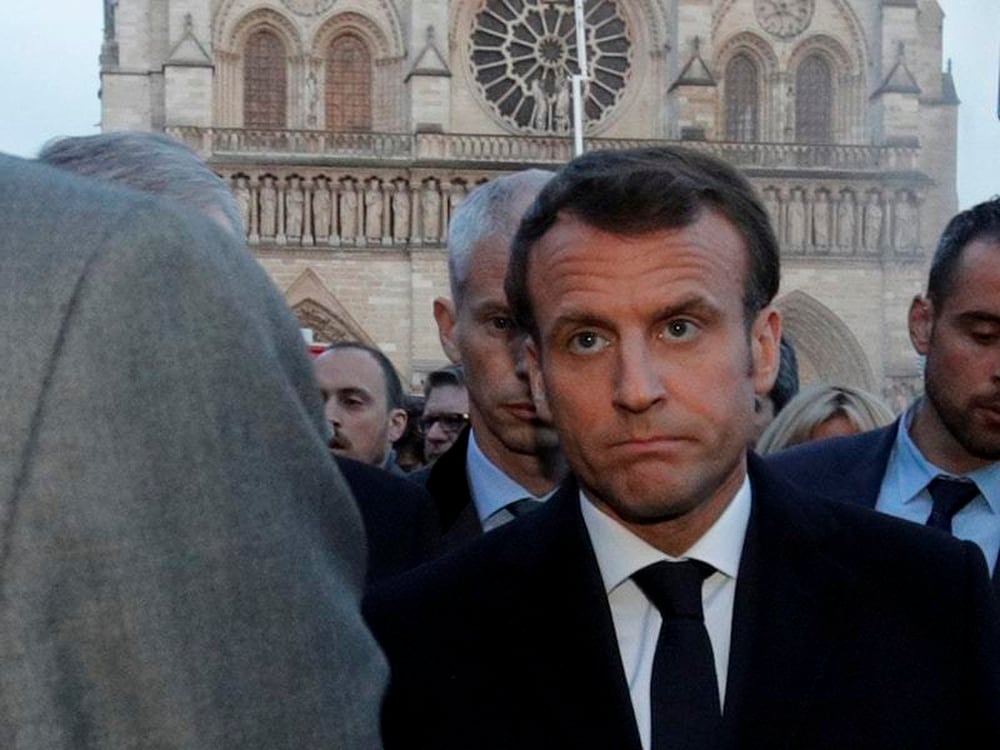 Macron Meeting Unesco Officials Over Notre Dame