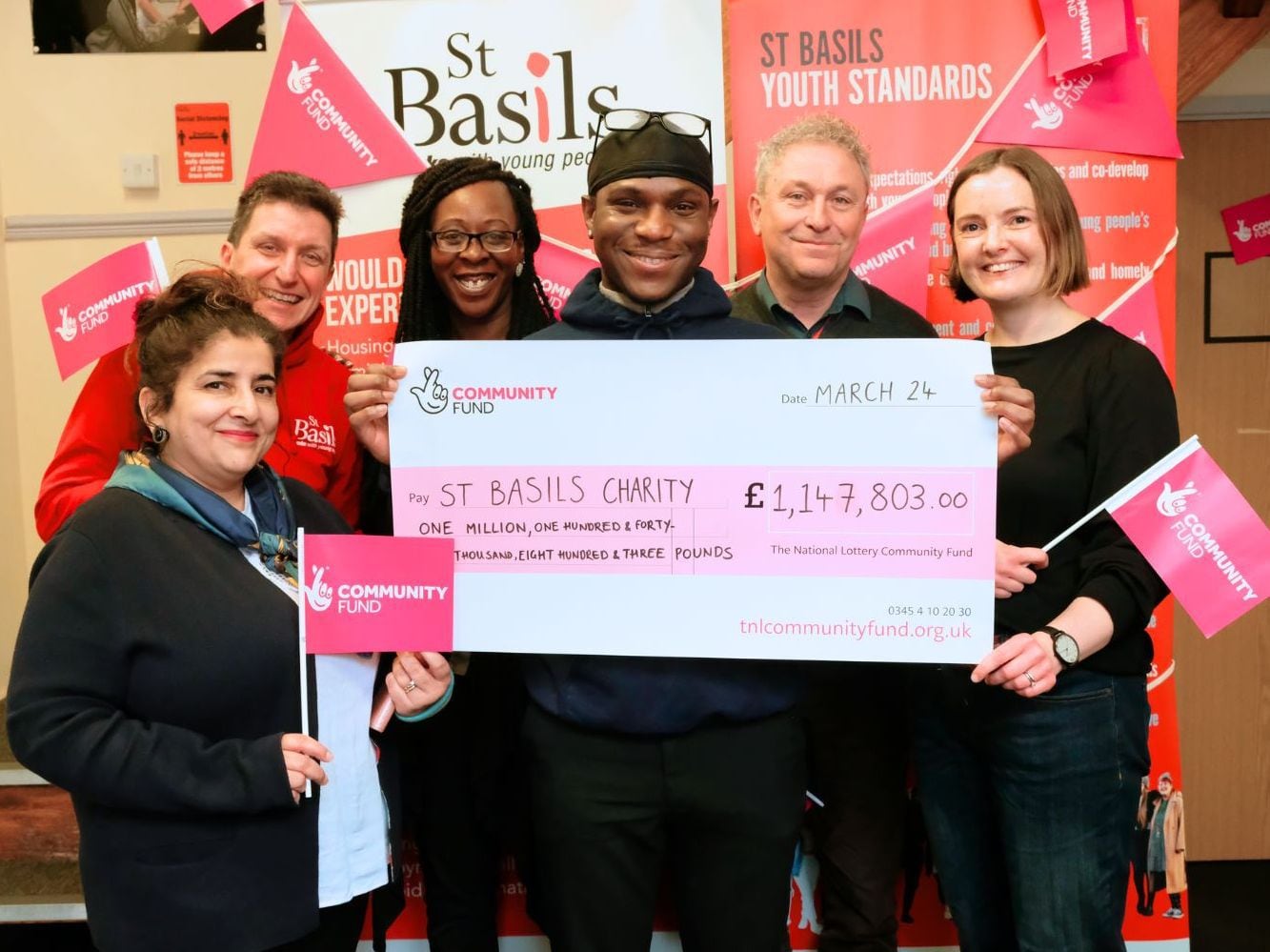Charity celebrates after massive funding windfall from Lottery
