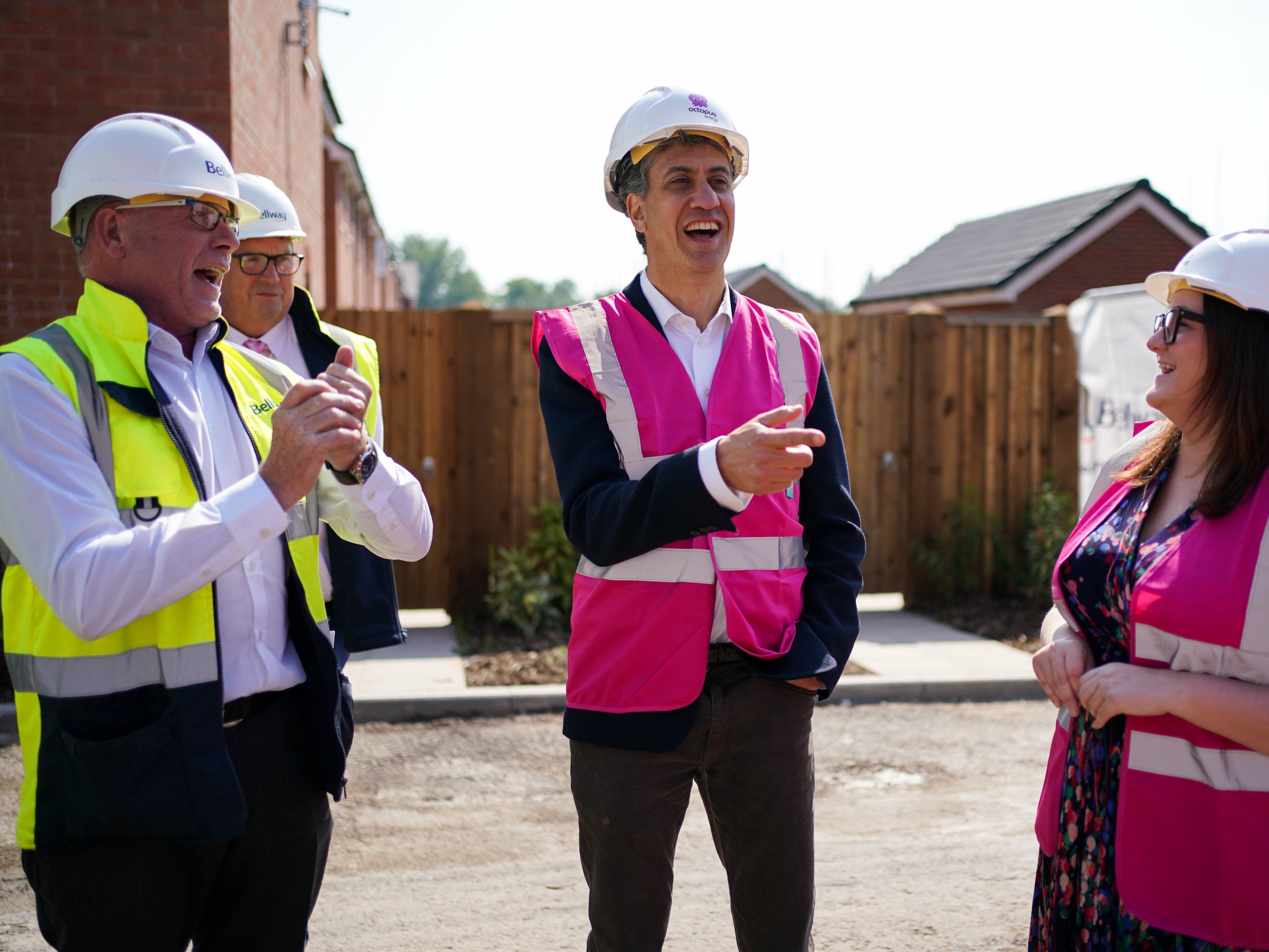 Labour will cut energy bills by allowing more wind farms, says Miliband during visit to area
