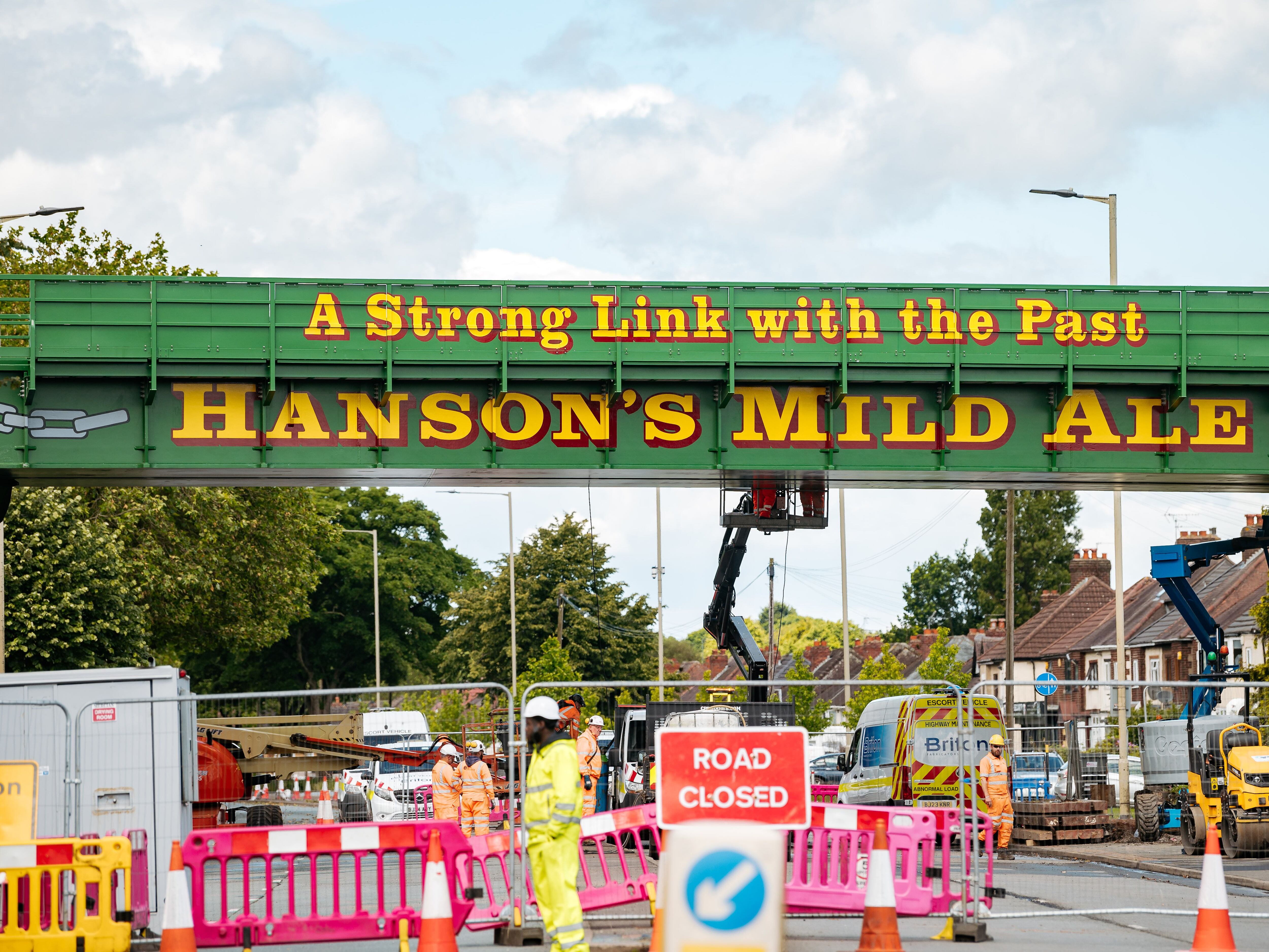 Watch: First look at completed replacement 'Hanson's Bridge' after new version lowered in