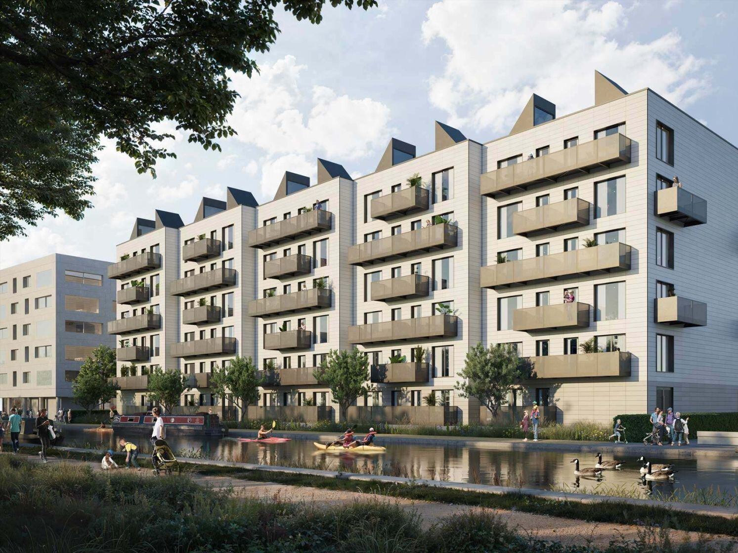 New homes set to launch at canalside site