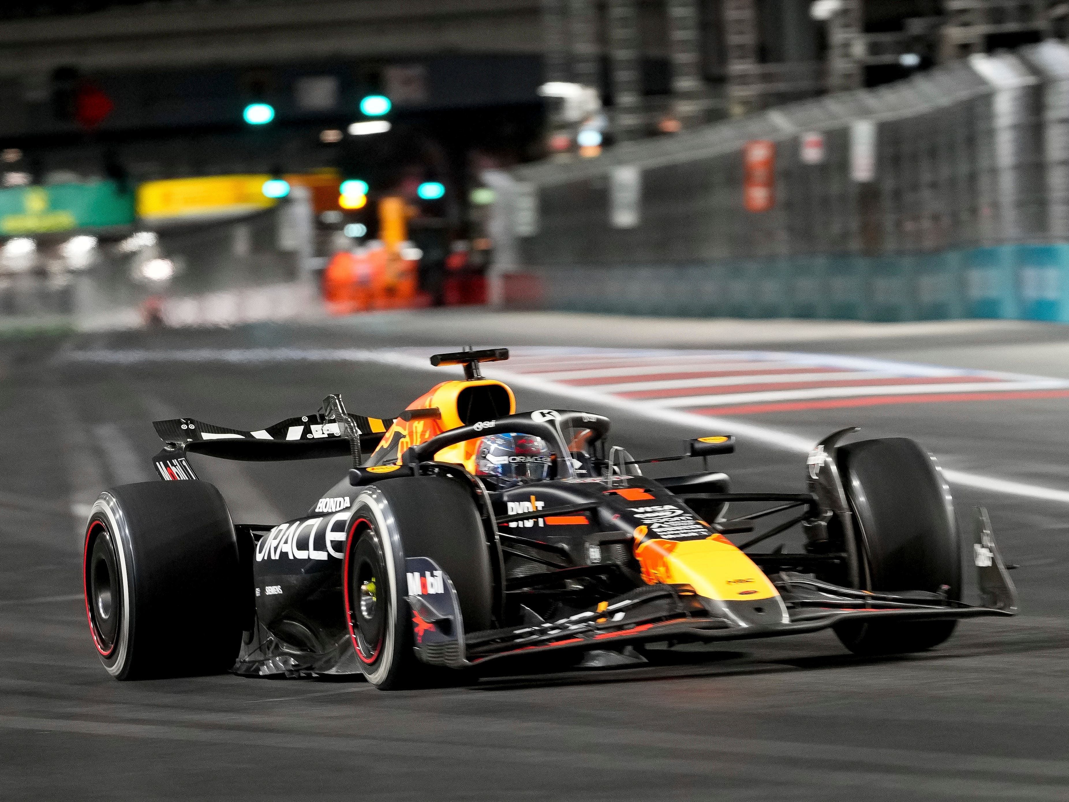 Max Verstappen seals fourth world title as George Russell wins in Las Vegas