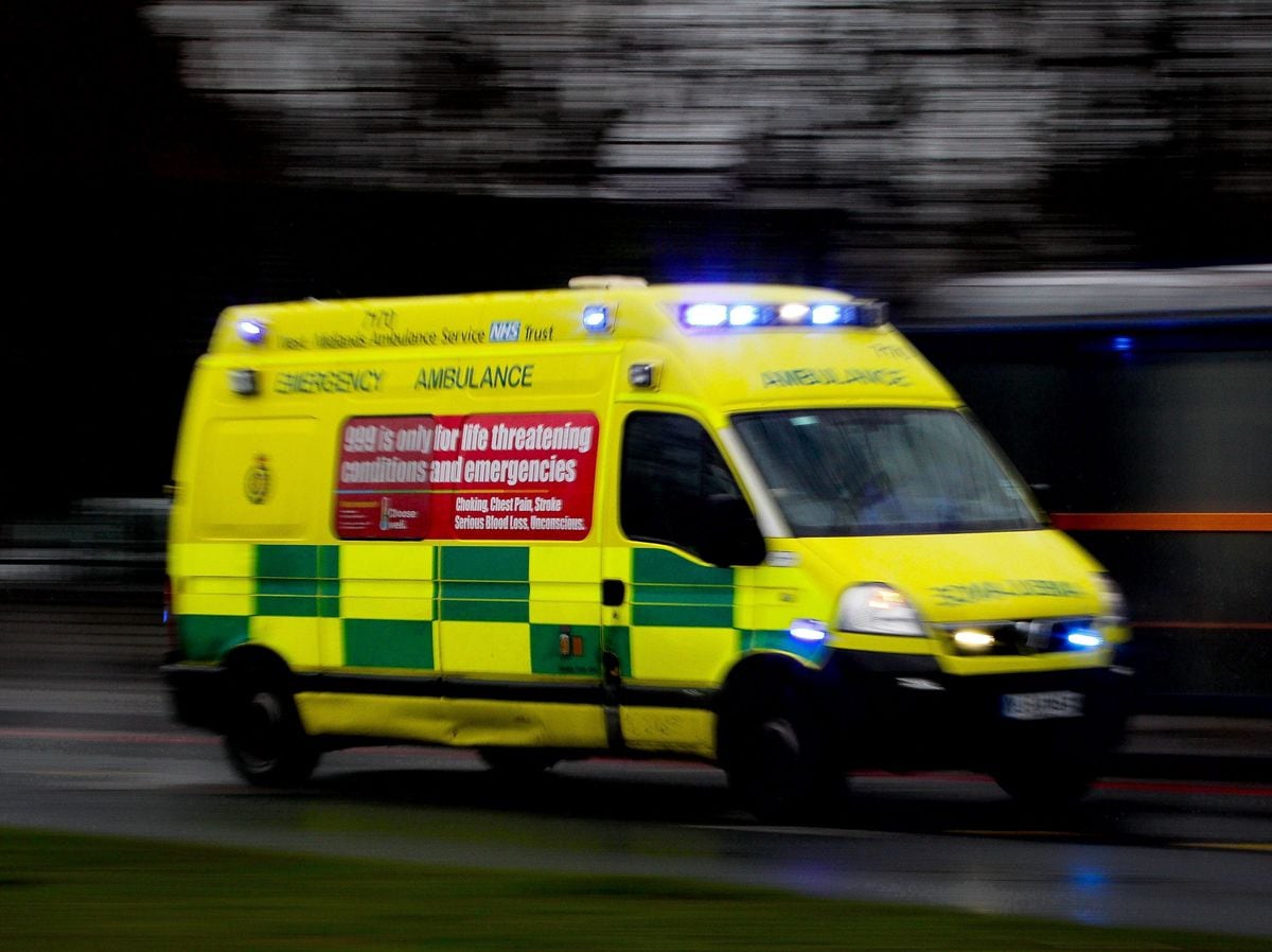 Two men taken to hospital with serious injuries after motorbike crash ...