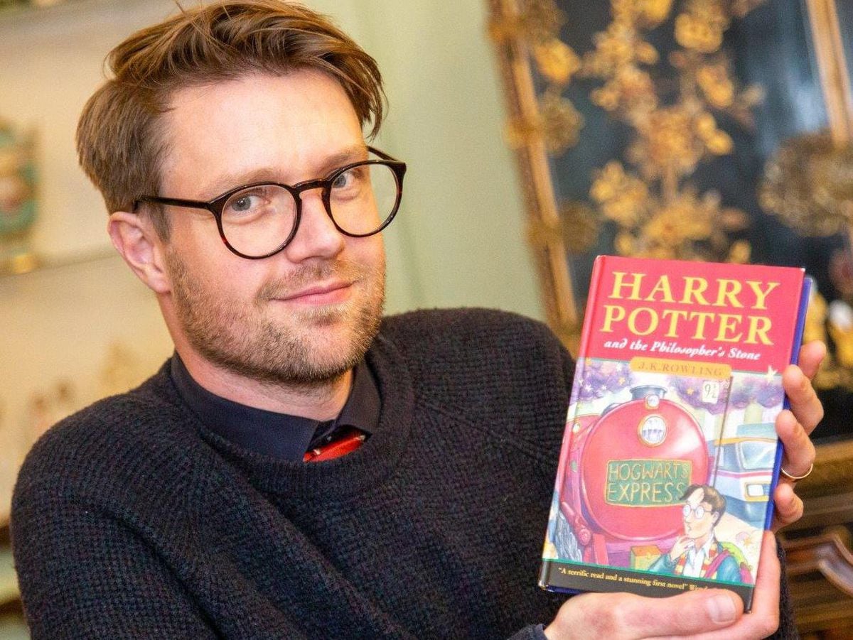 First edition Harry Potter book kept locked in a briefcase for two decades  sells for £57,000 in Staffordshire