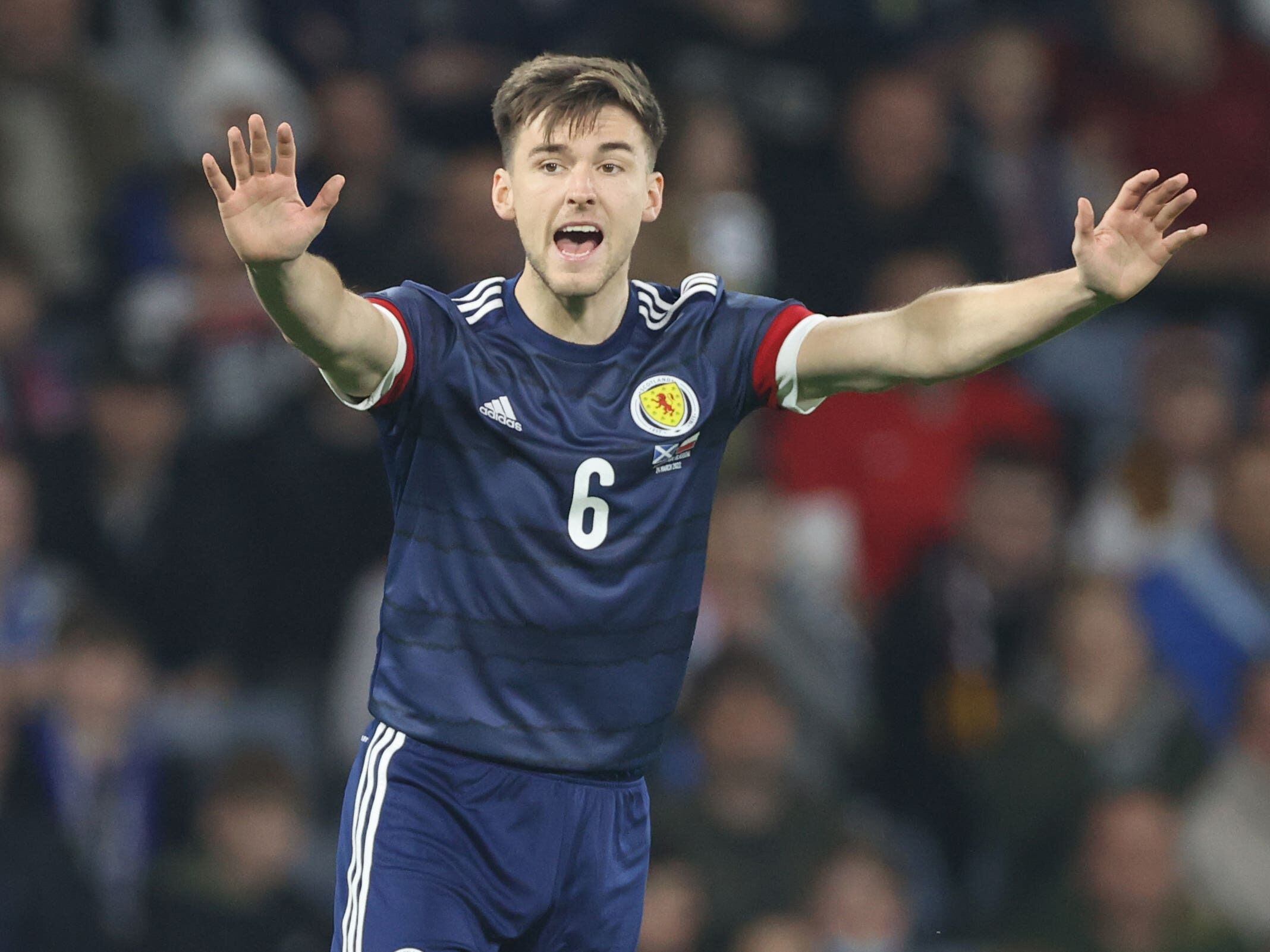 Scotland defenders Kieran Tierney and Nathan Patterson doubts for June play-offs