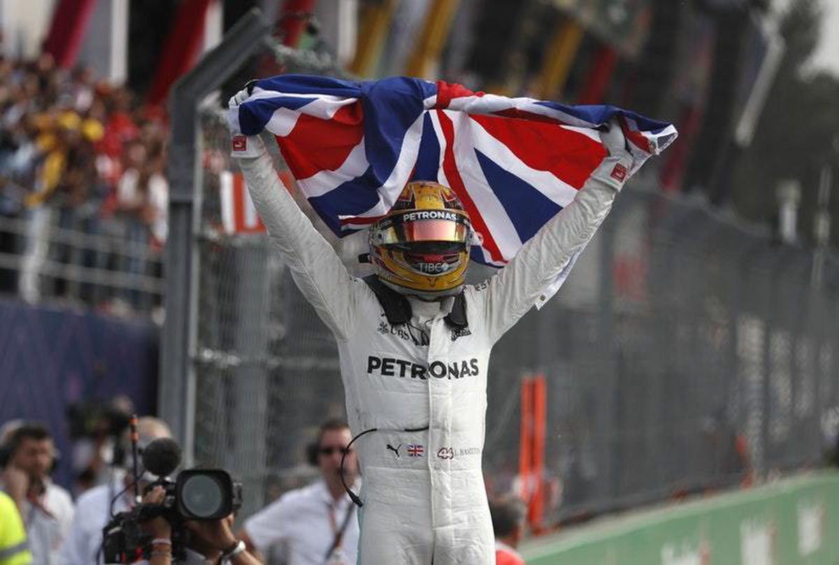 The key moments in Lewis Hamilton’s Formula One world title triumph