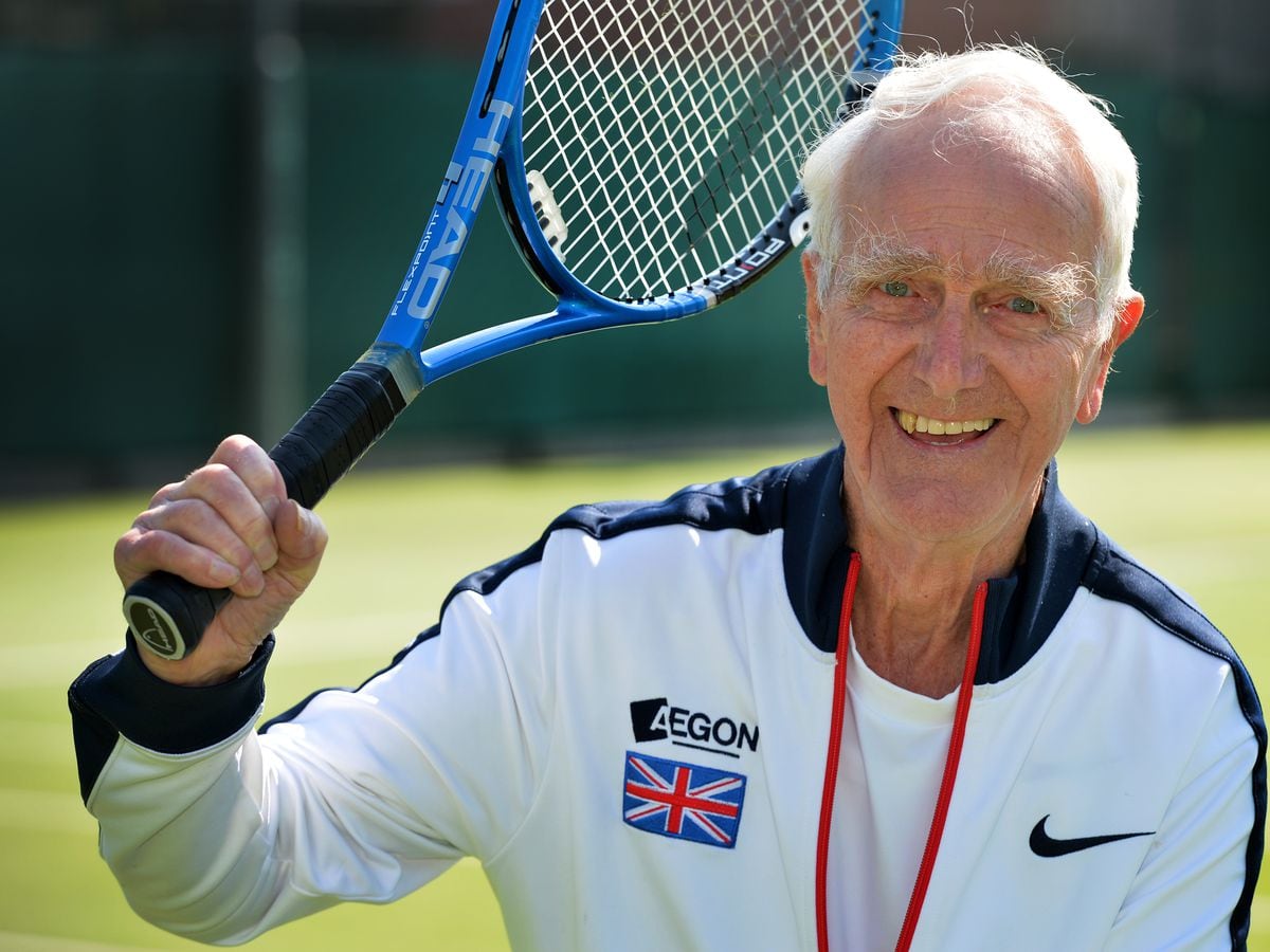 Tennis ace Frank Jenkins hangs racket up after five decades