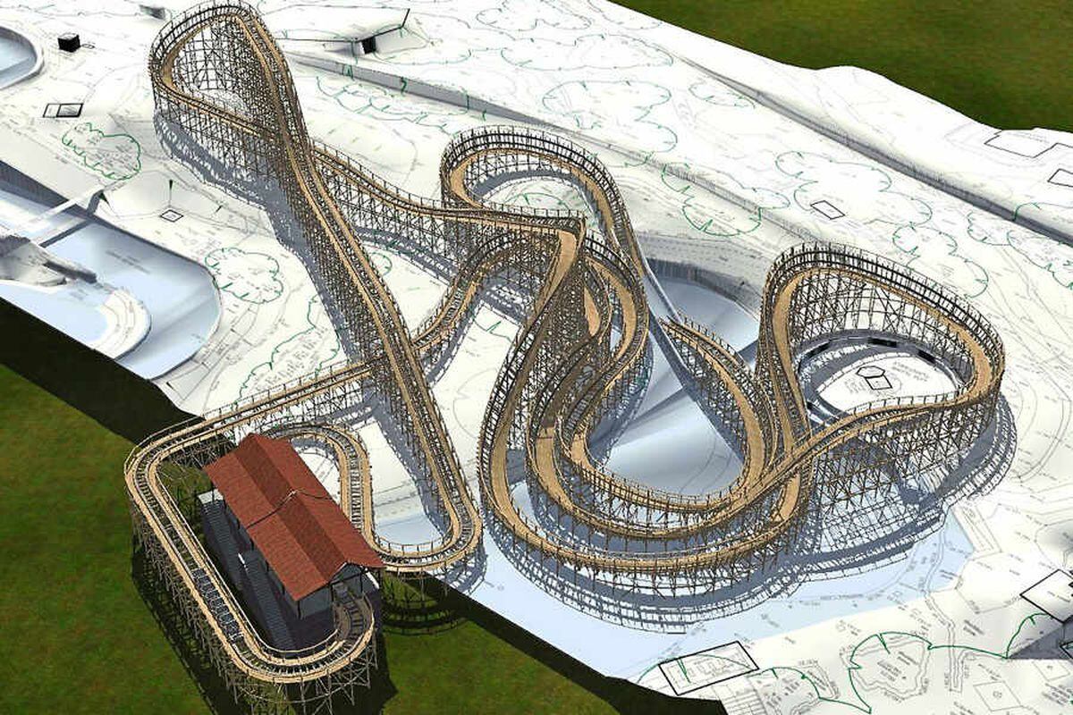 Alton Towers Plans for new wooden rollercoaster at Staffordshire