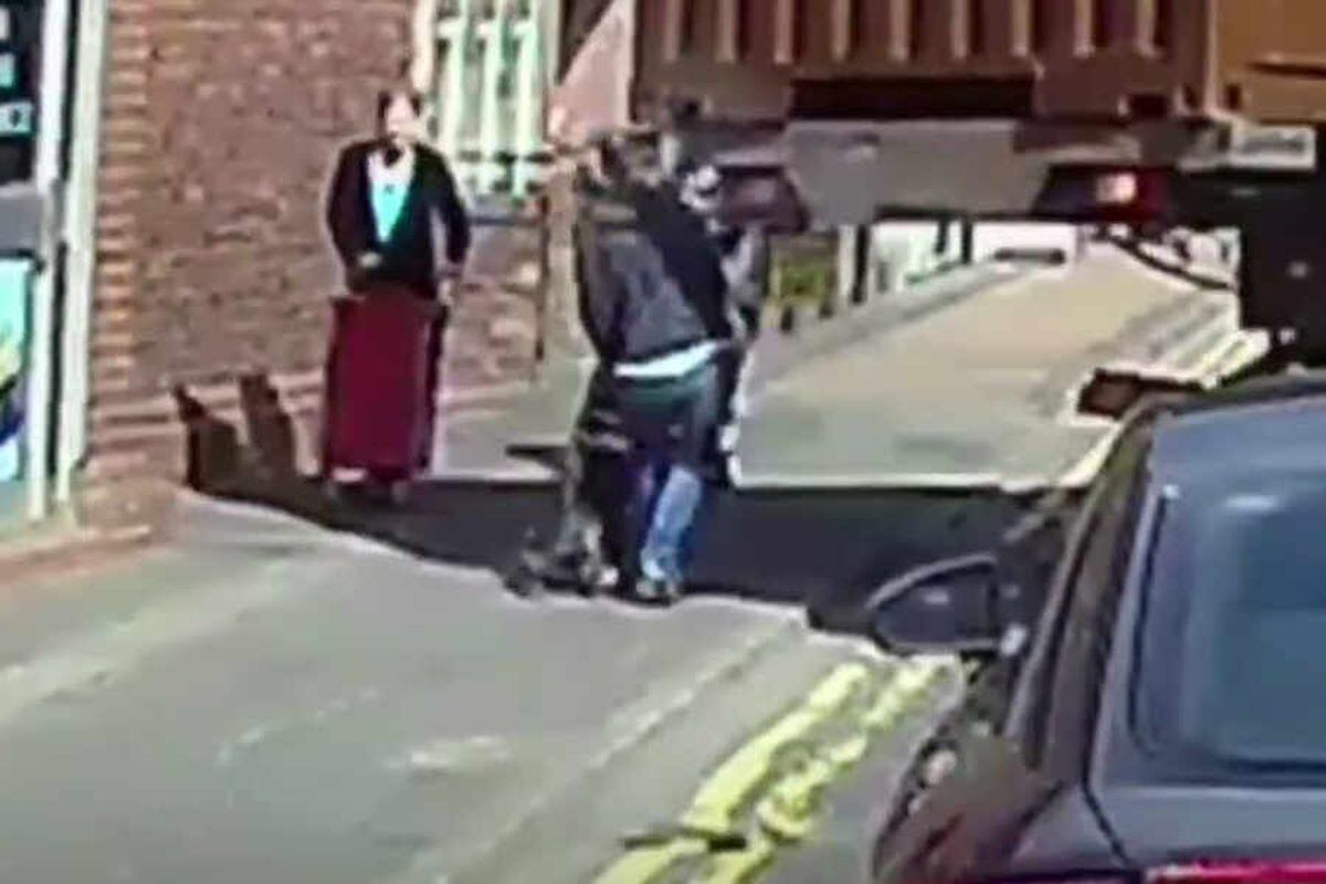 VIDEO: Dash-cam footage catches dramatic moment dog-walker nearly ...