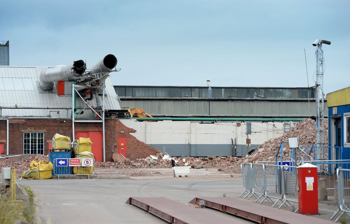 Pictured: Wolverhampton Goodyear Factory Torn Down Piece By Piece ...