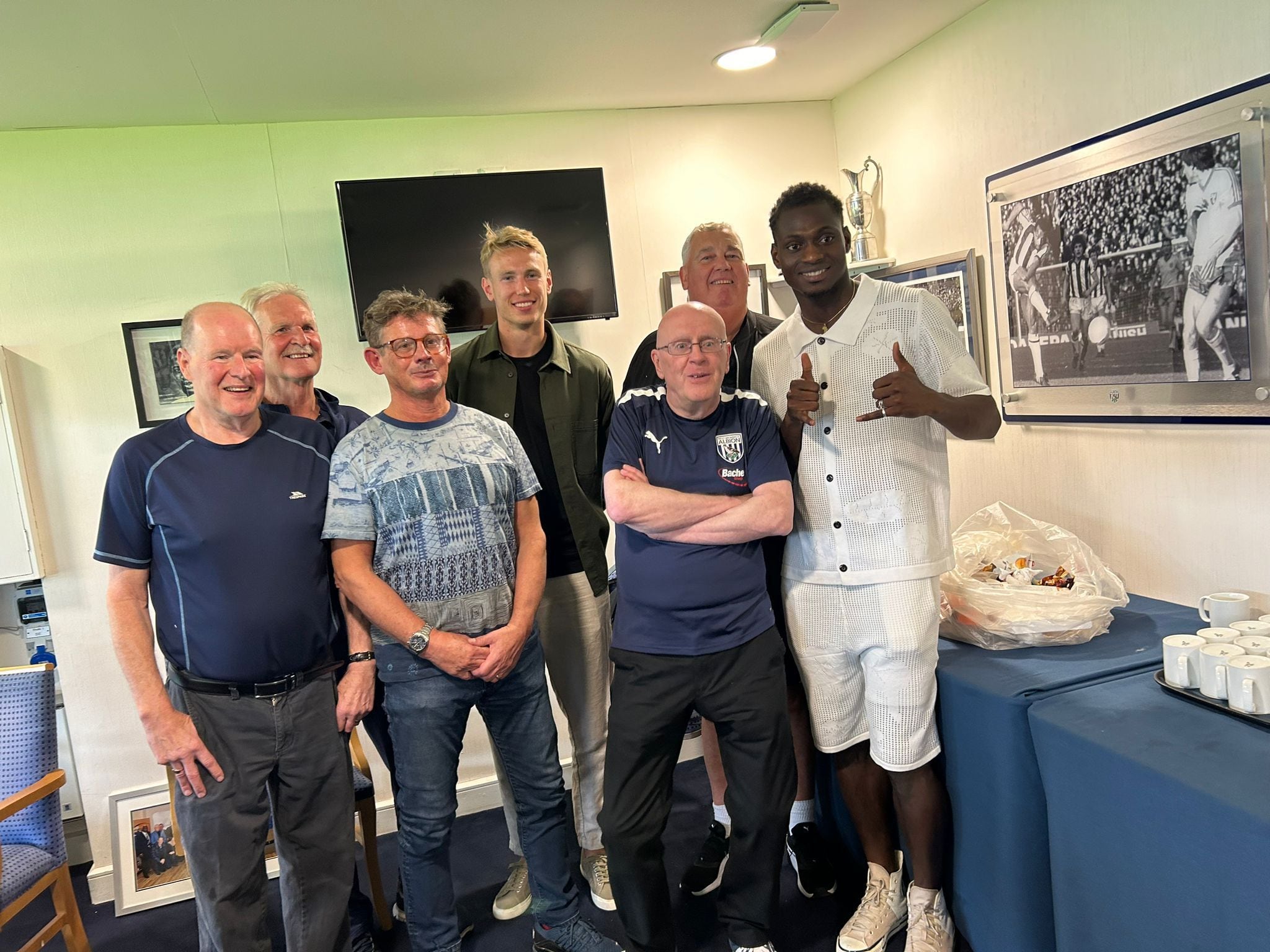 Ally Robertson: New West Brom signings pop in for a chat at The Hawthorns