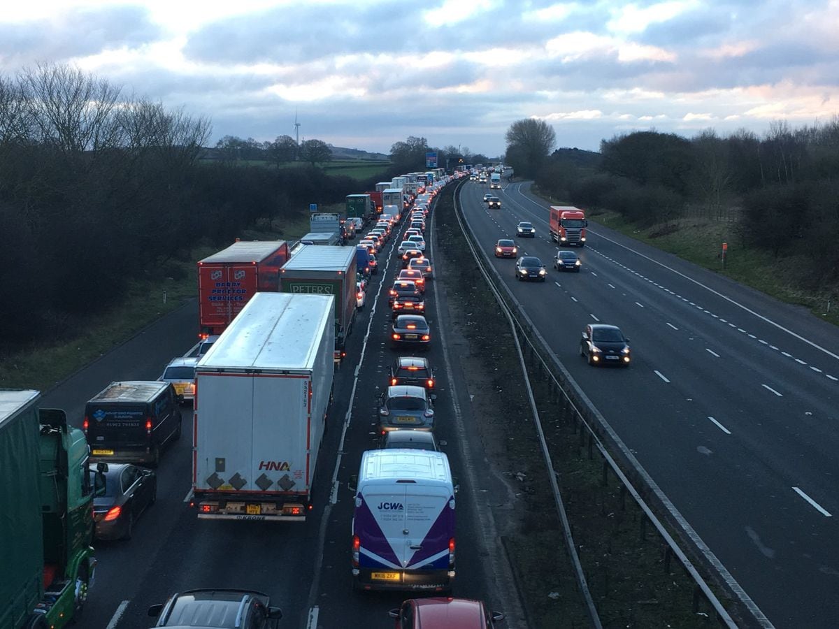 M6 Closed Near Stafford For 11 Hours After Man Seriously Injured In ...