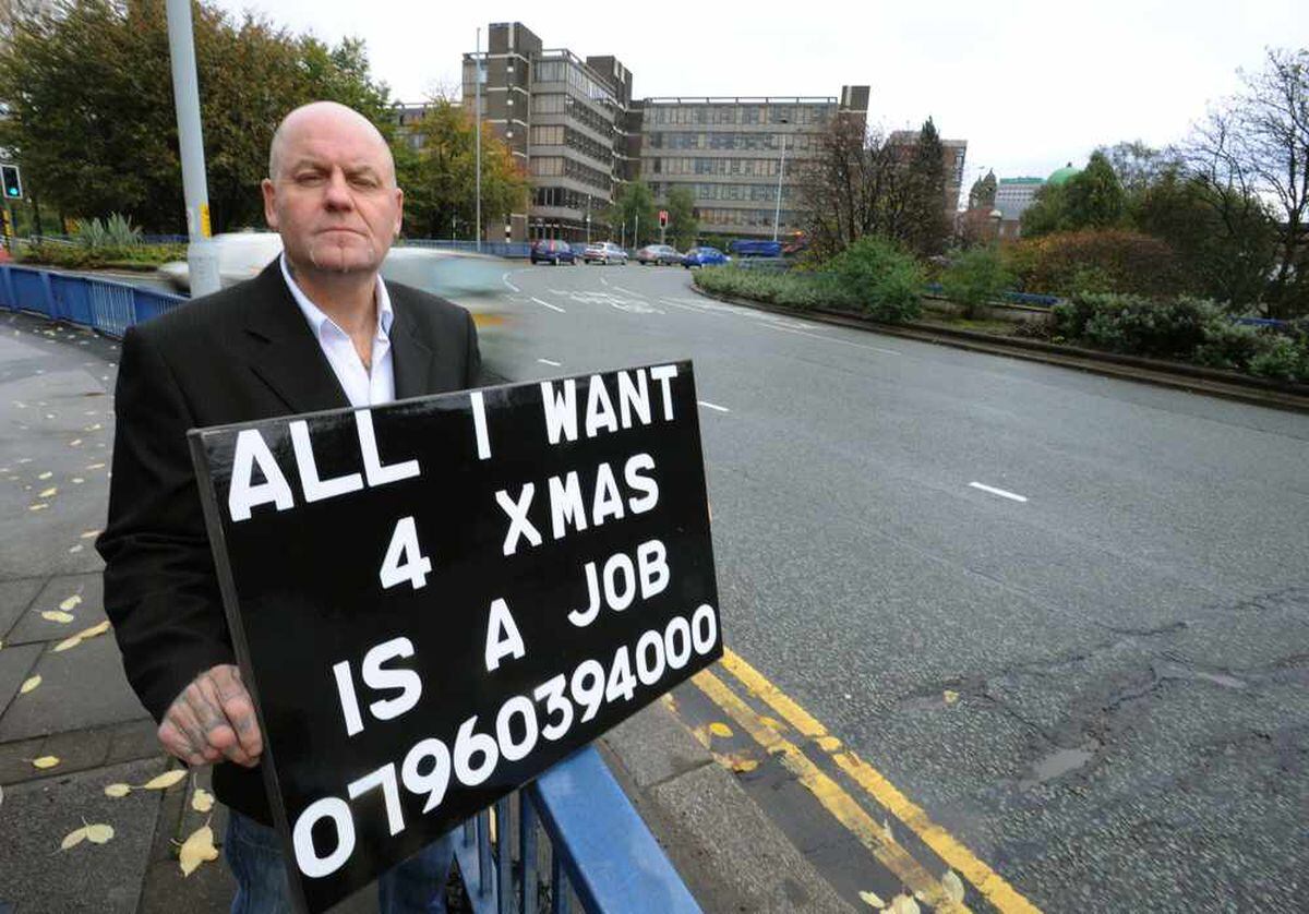 All I want for Christmas is a job, says Paul as he takes to