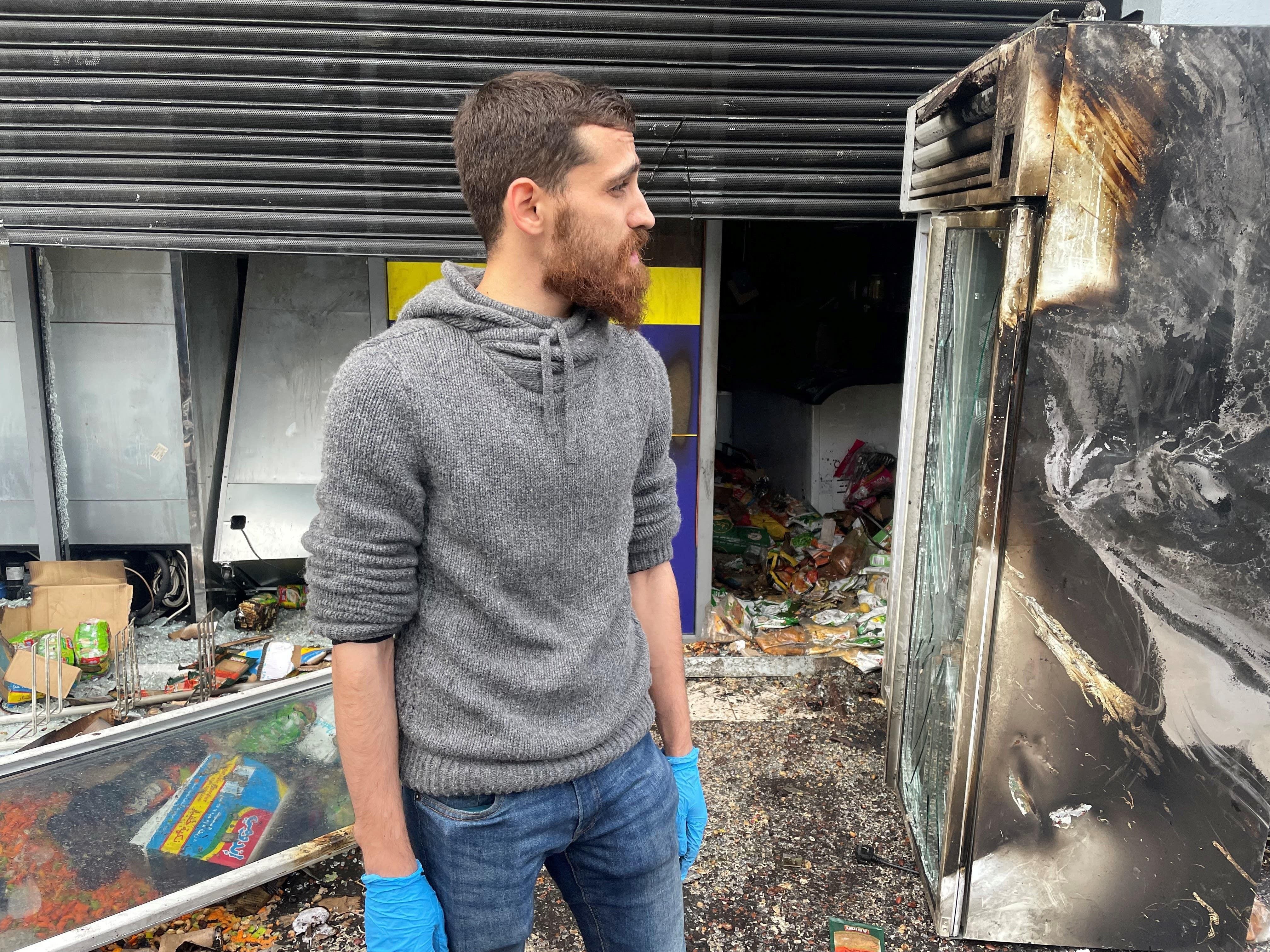 ‘We live in fear, we need action for change’ – worker at destroyed Belfast shop